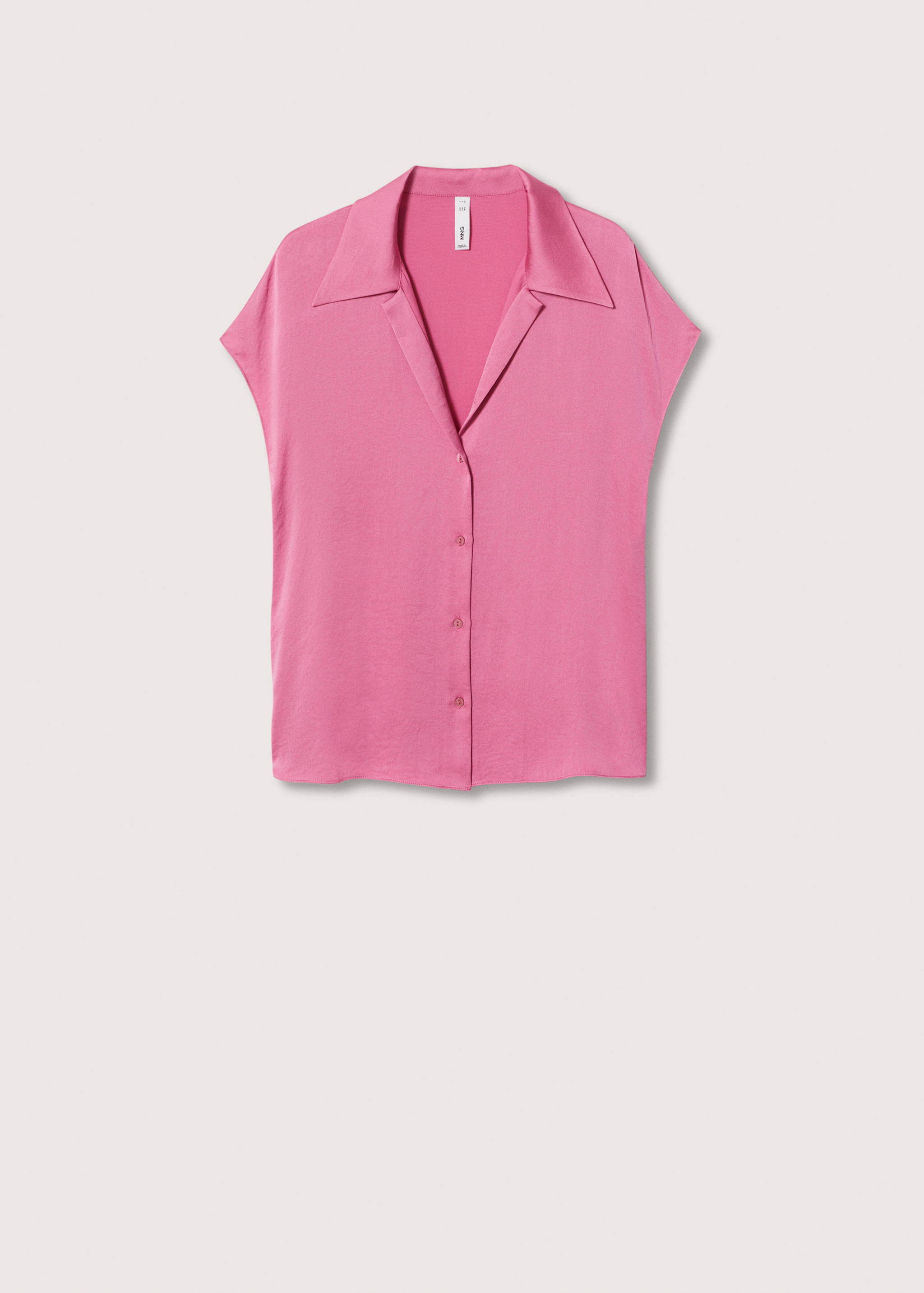 Satin finish flowy shirt - Article without model