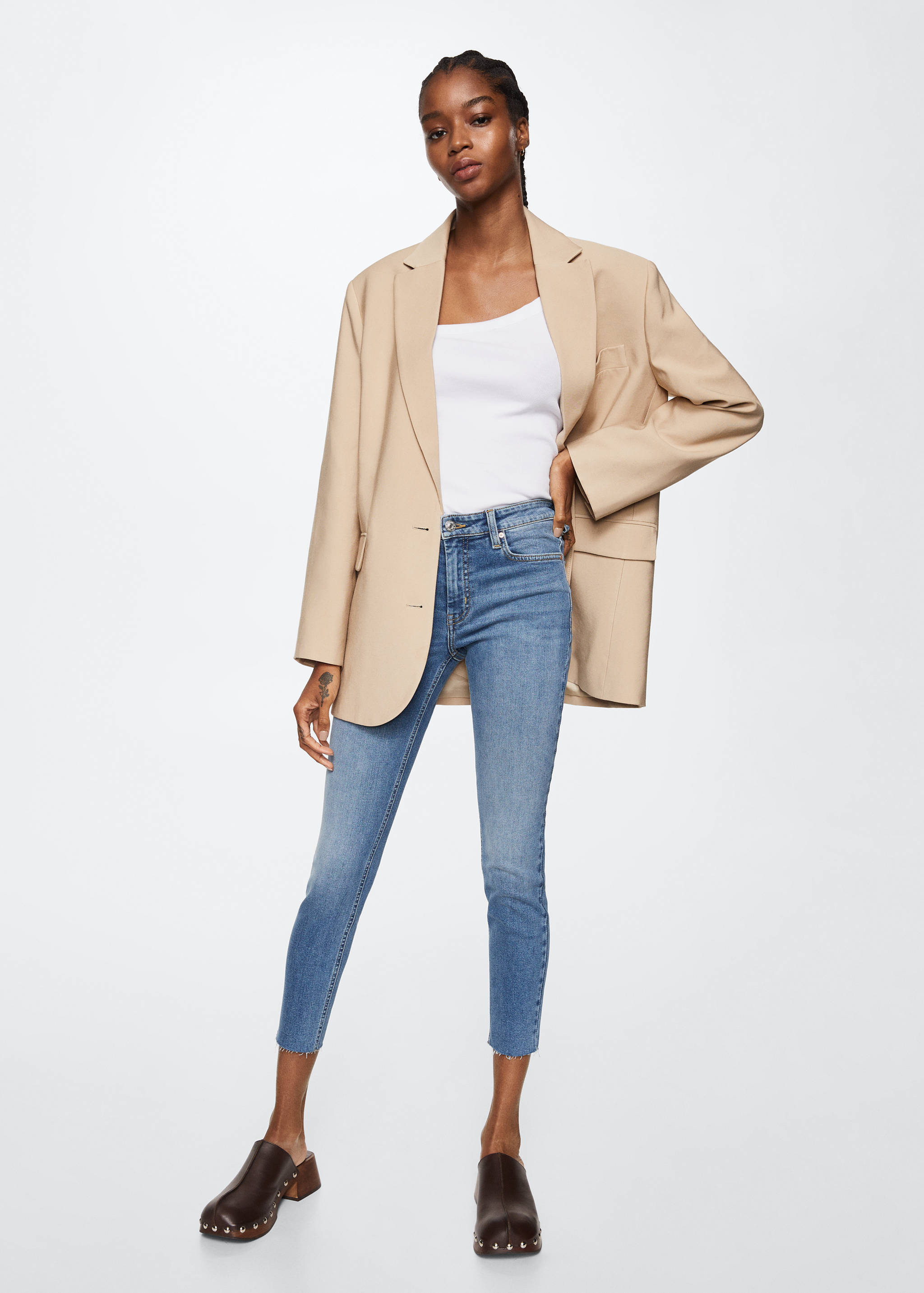 Skinny cropped jeans - General plane