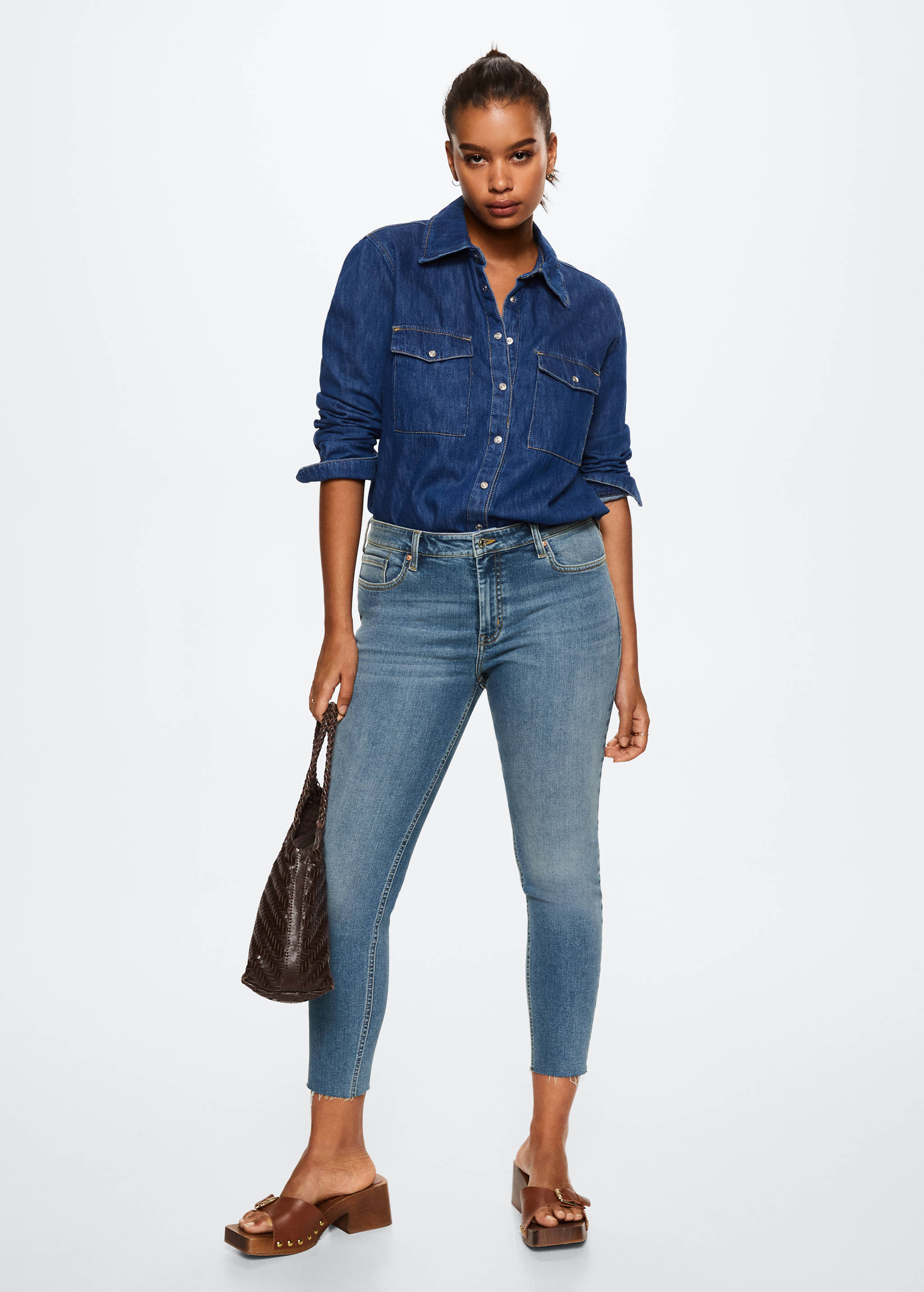 Skinny cropped jeans - Details of the article 3