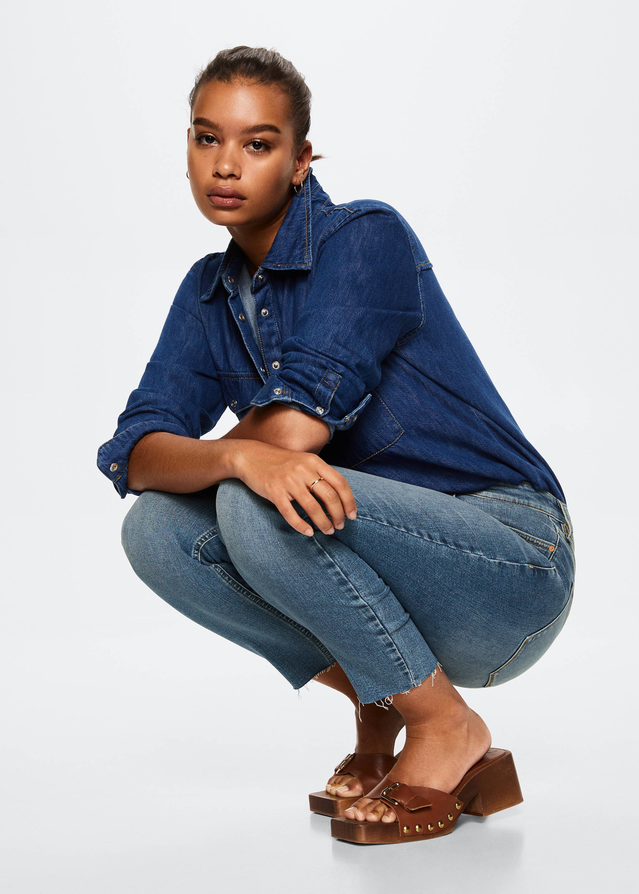 Skinny cropped jeans - Details of the article 5