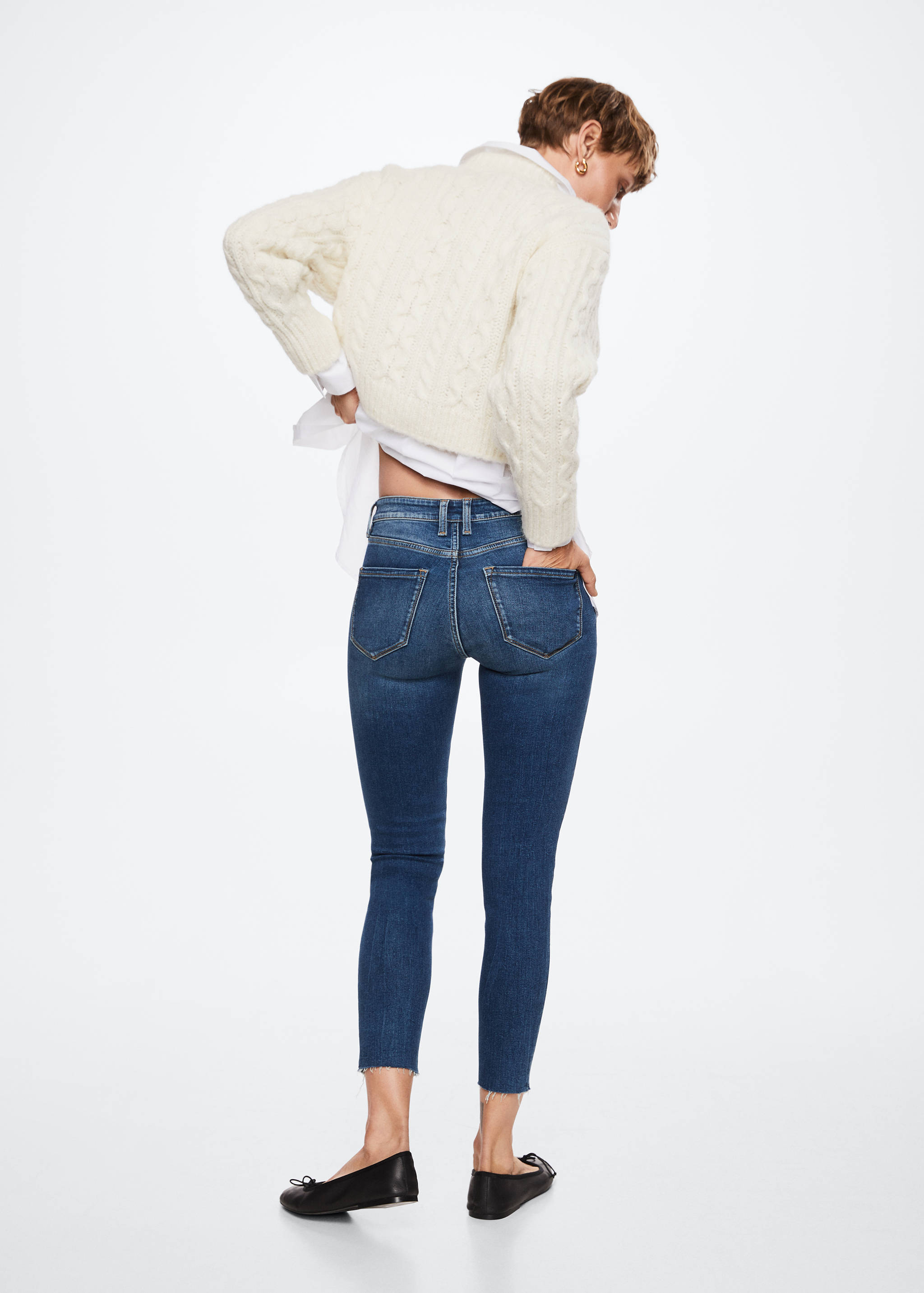 Skinny cropped jeans - Reverse of the article