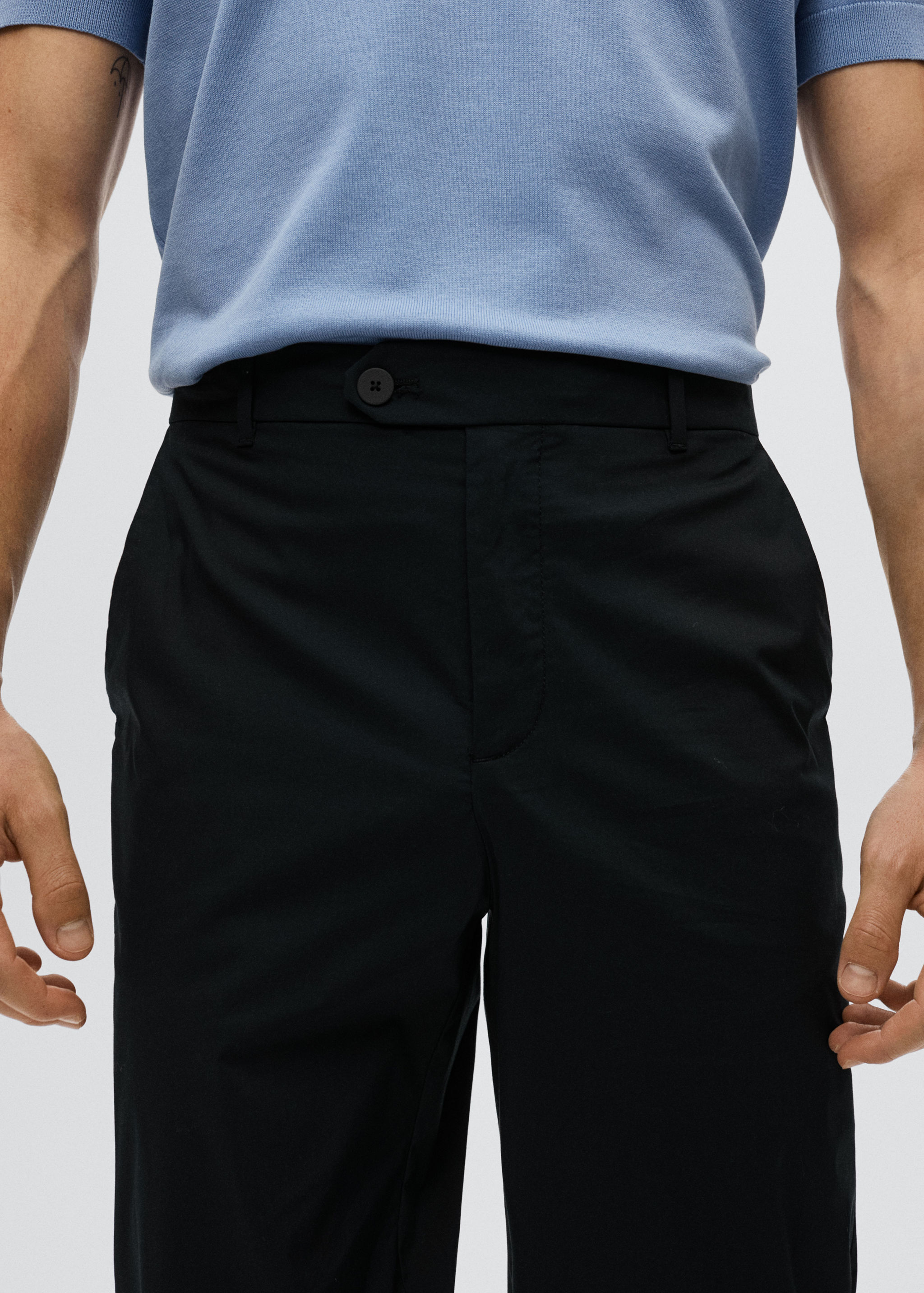 Cotton chinos - Details of the article 1