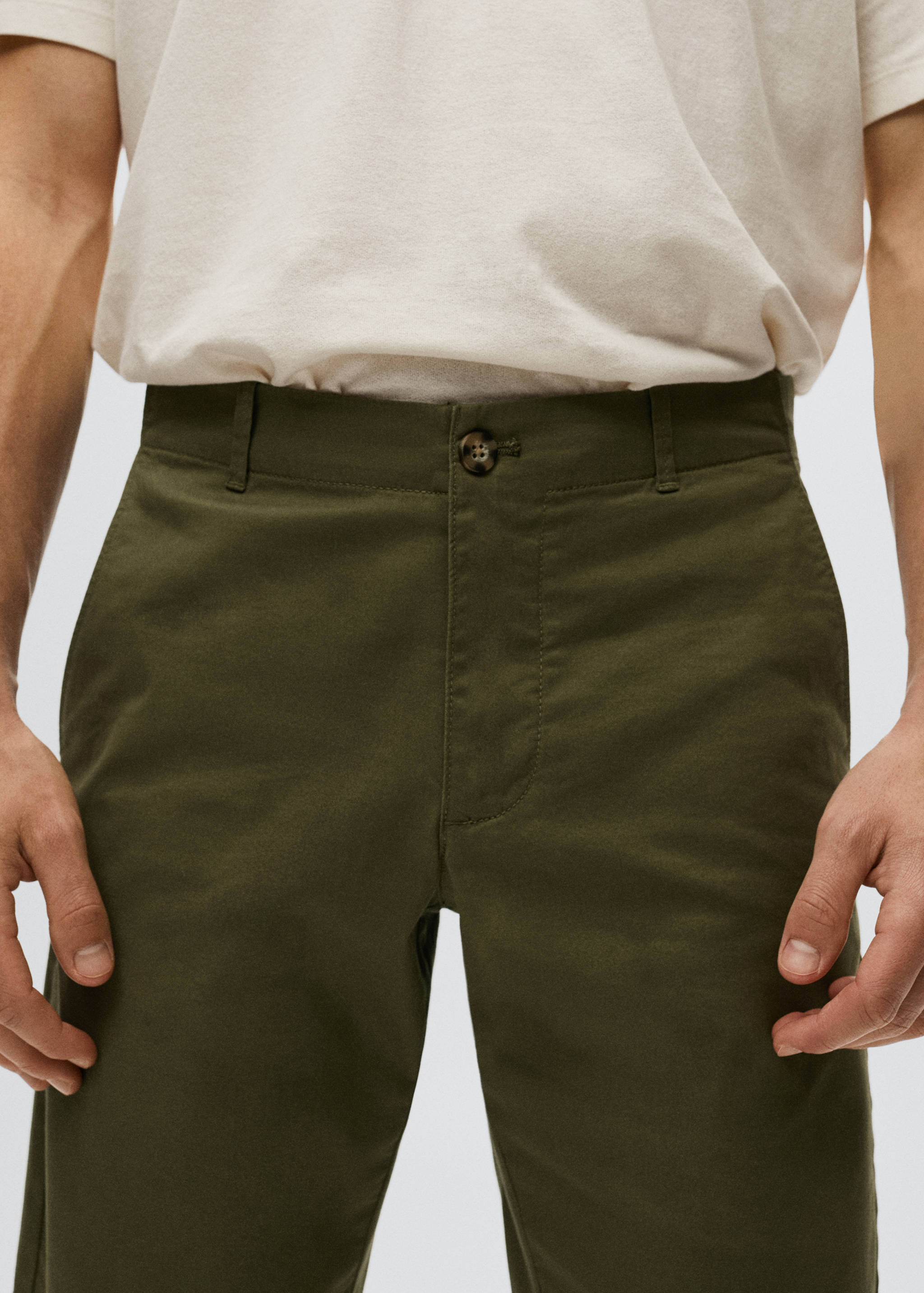 Bermuda slim-fit chino coton - Détail de l'article 1