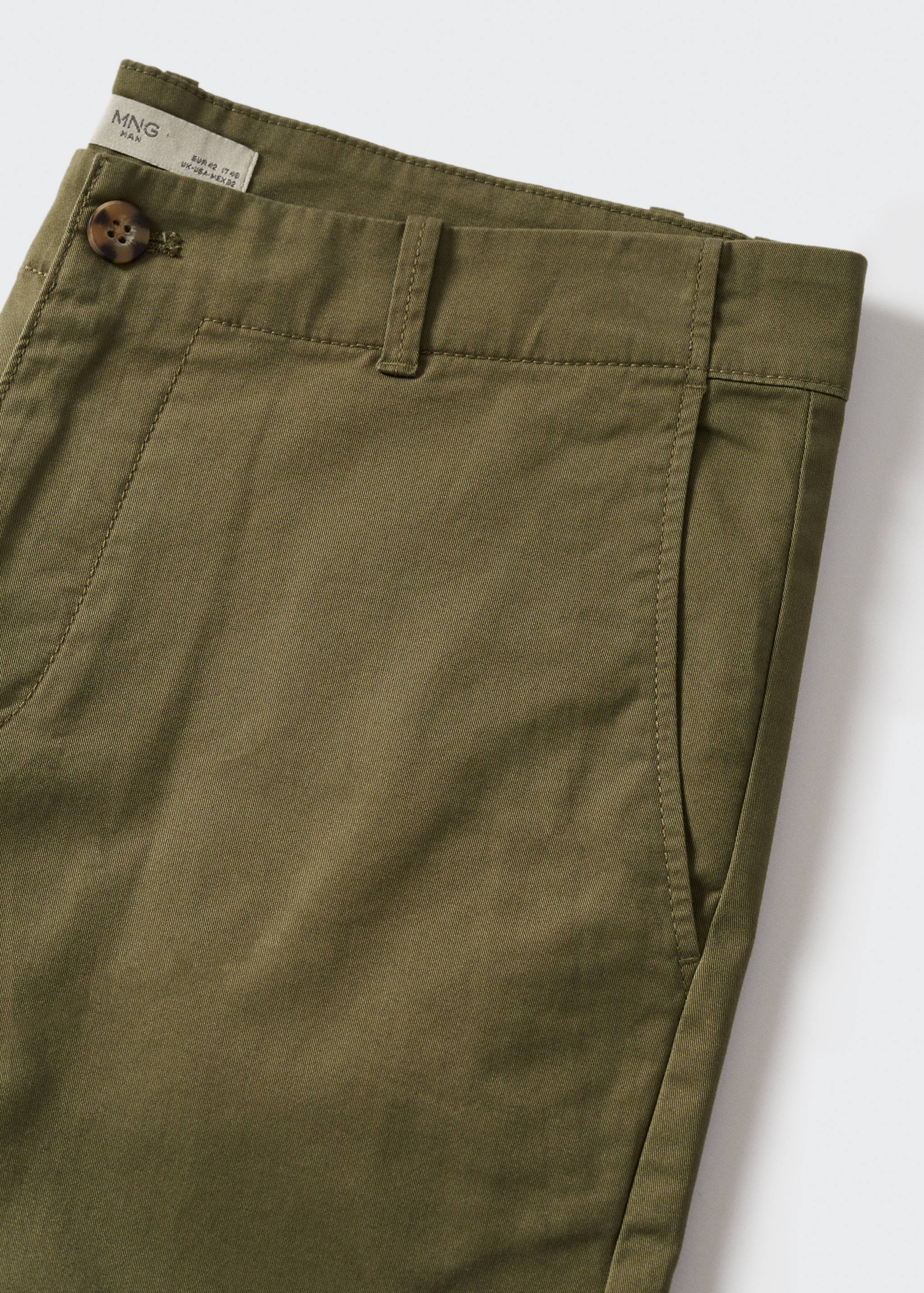 Bermuda slim-fit chino coton - Détail de l'article 8