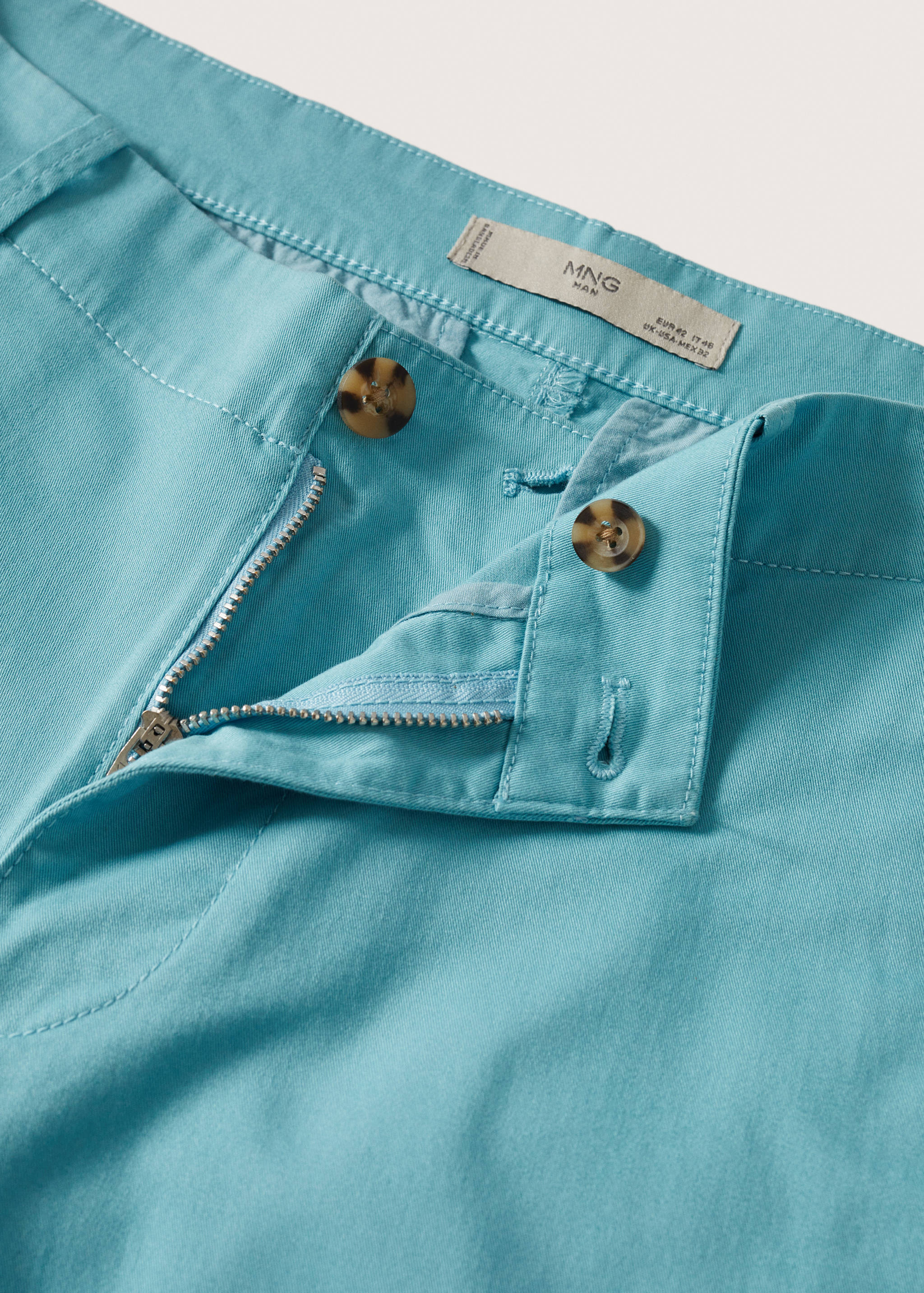 Bermuda slim-fit chino coton - Détail de l'article 8