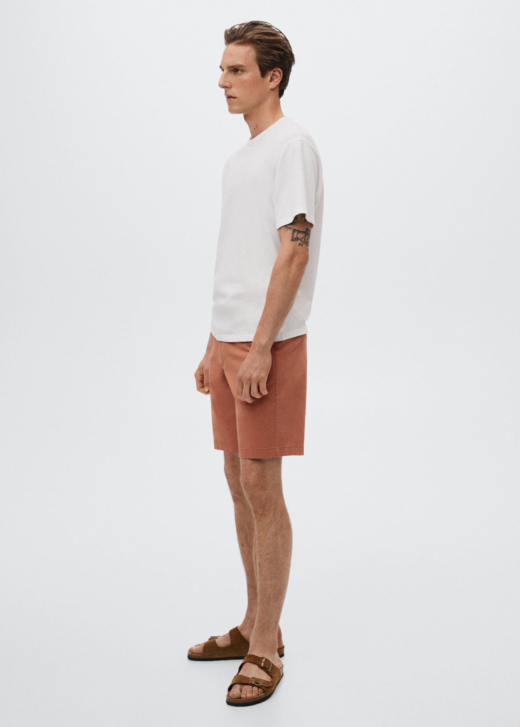 Bermuda slim-fit chino coton - Détail de l'article 2