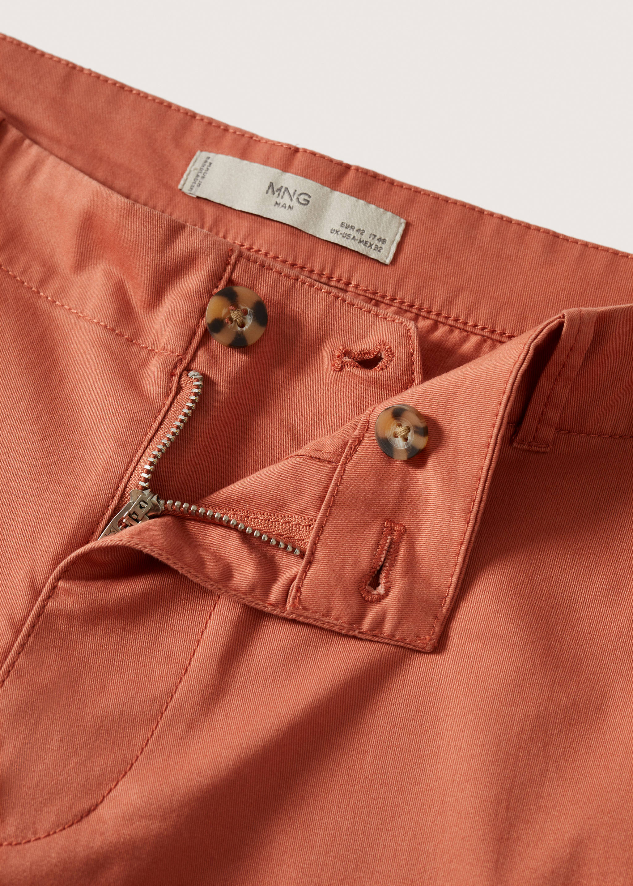 Bermuda slim-fit chino coton - Détail de l'article 8