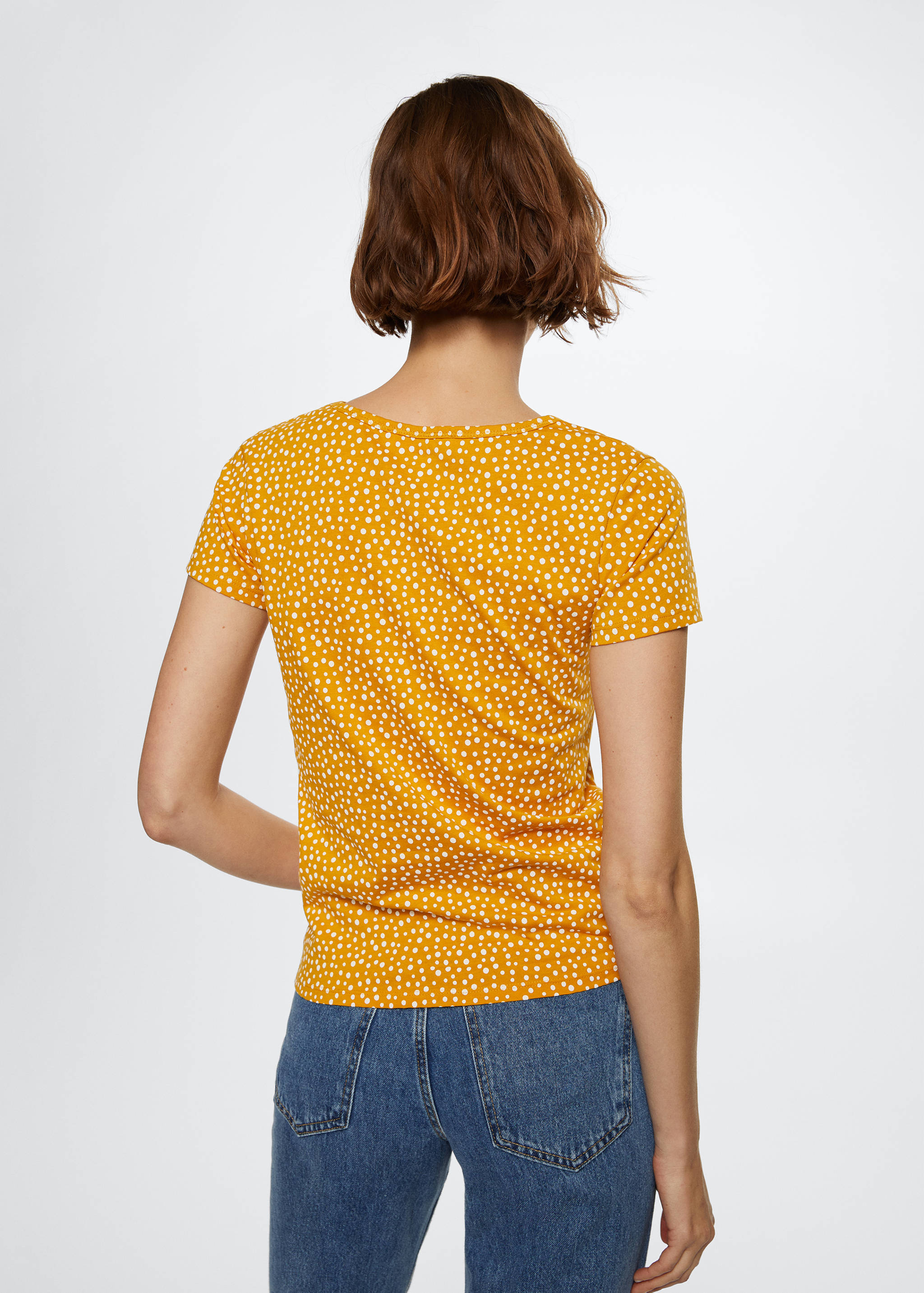 T-shirt imprimé logo brodé - Verso de l’article