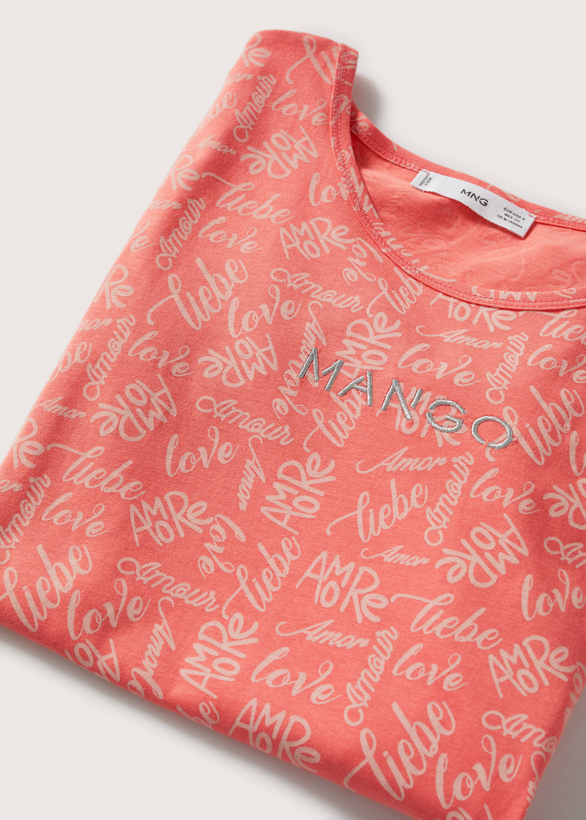 T-shirt imprimé logo brodé - Détail de l'article 8