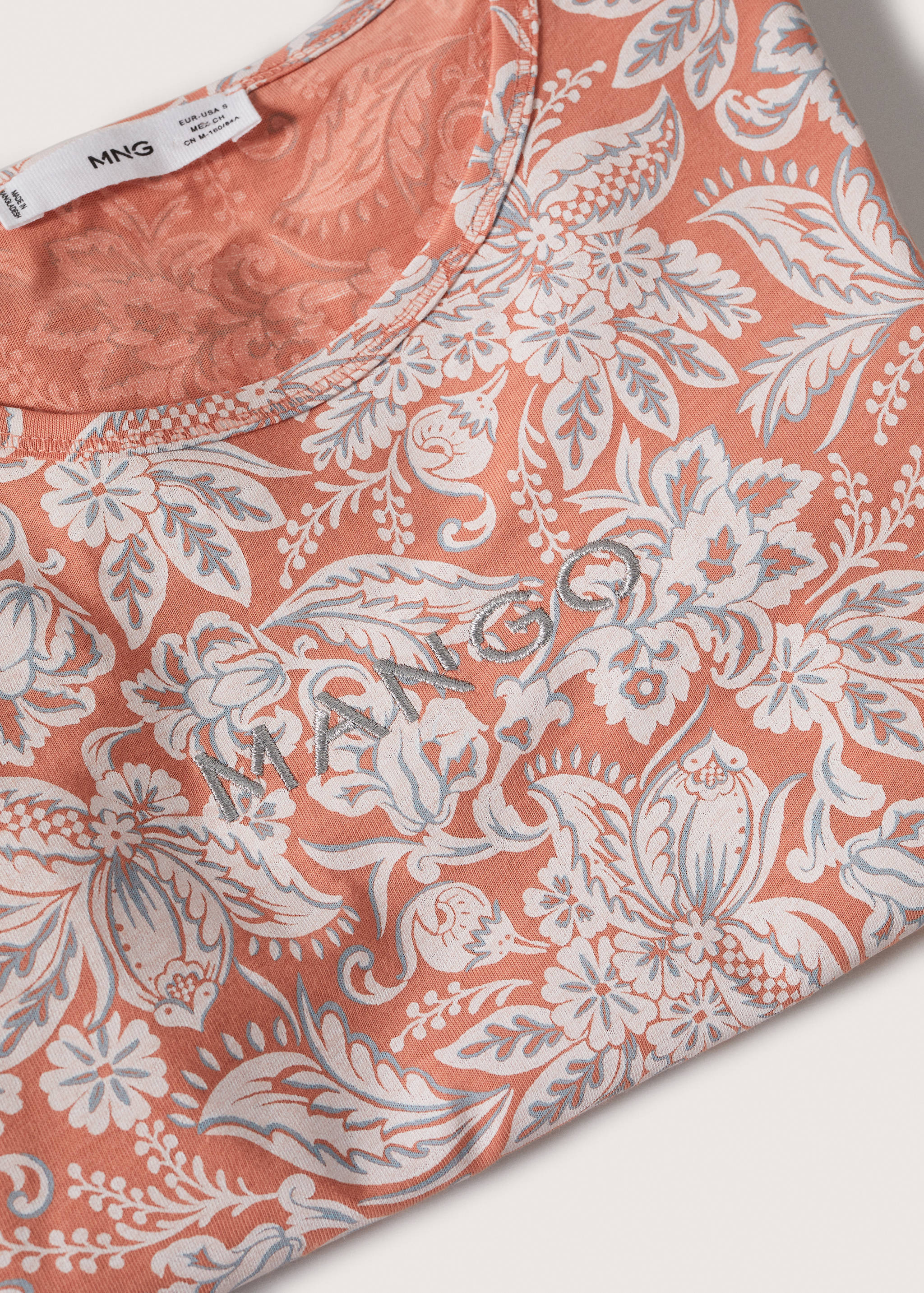 T-shirt imprimé logo brodé - Détail de l'article 8