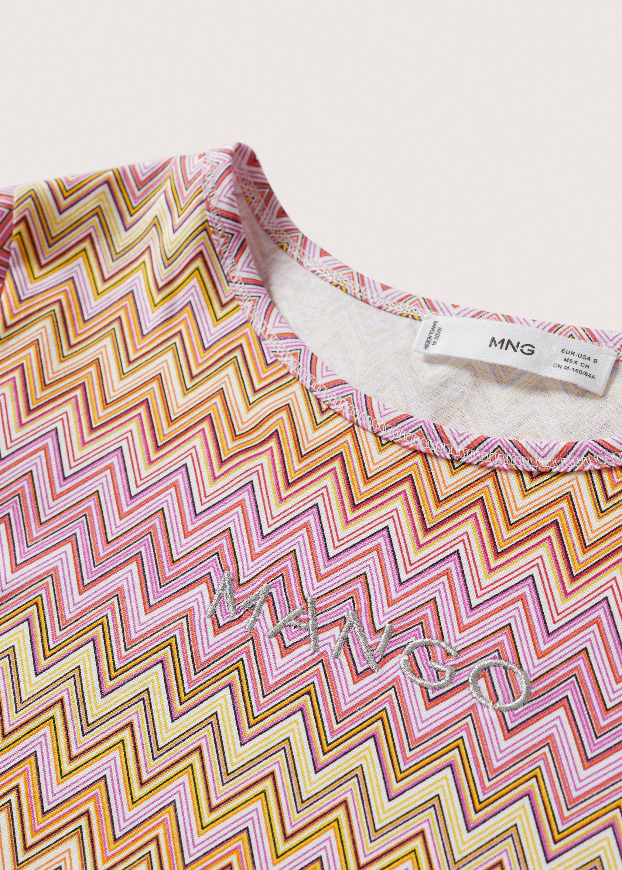 T-shirt imprimé logo brodé - Détail de l'article 8