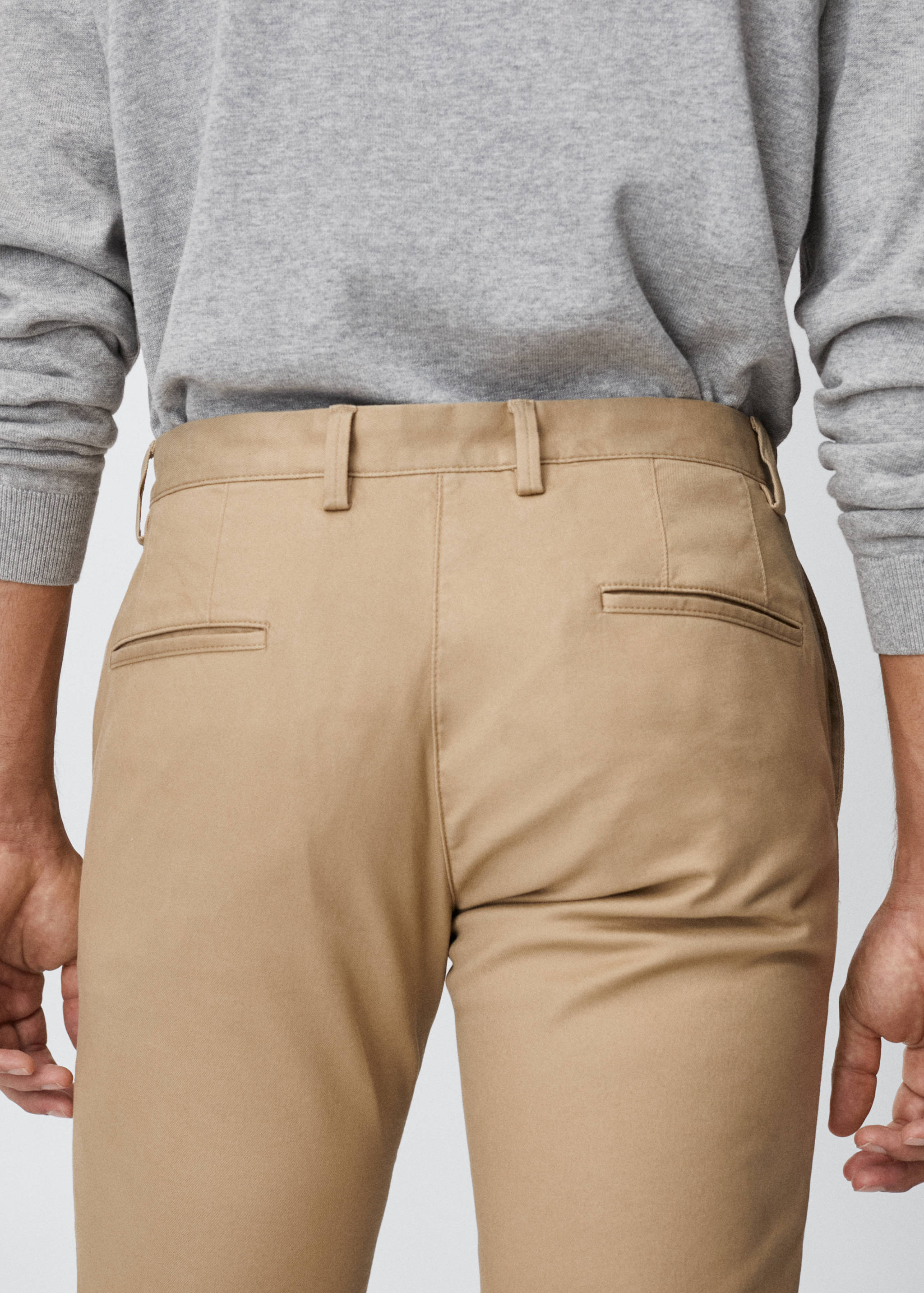 Pantalons xinesos slim fit sarja - Detall de l'article 3