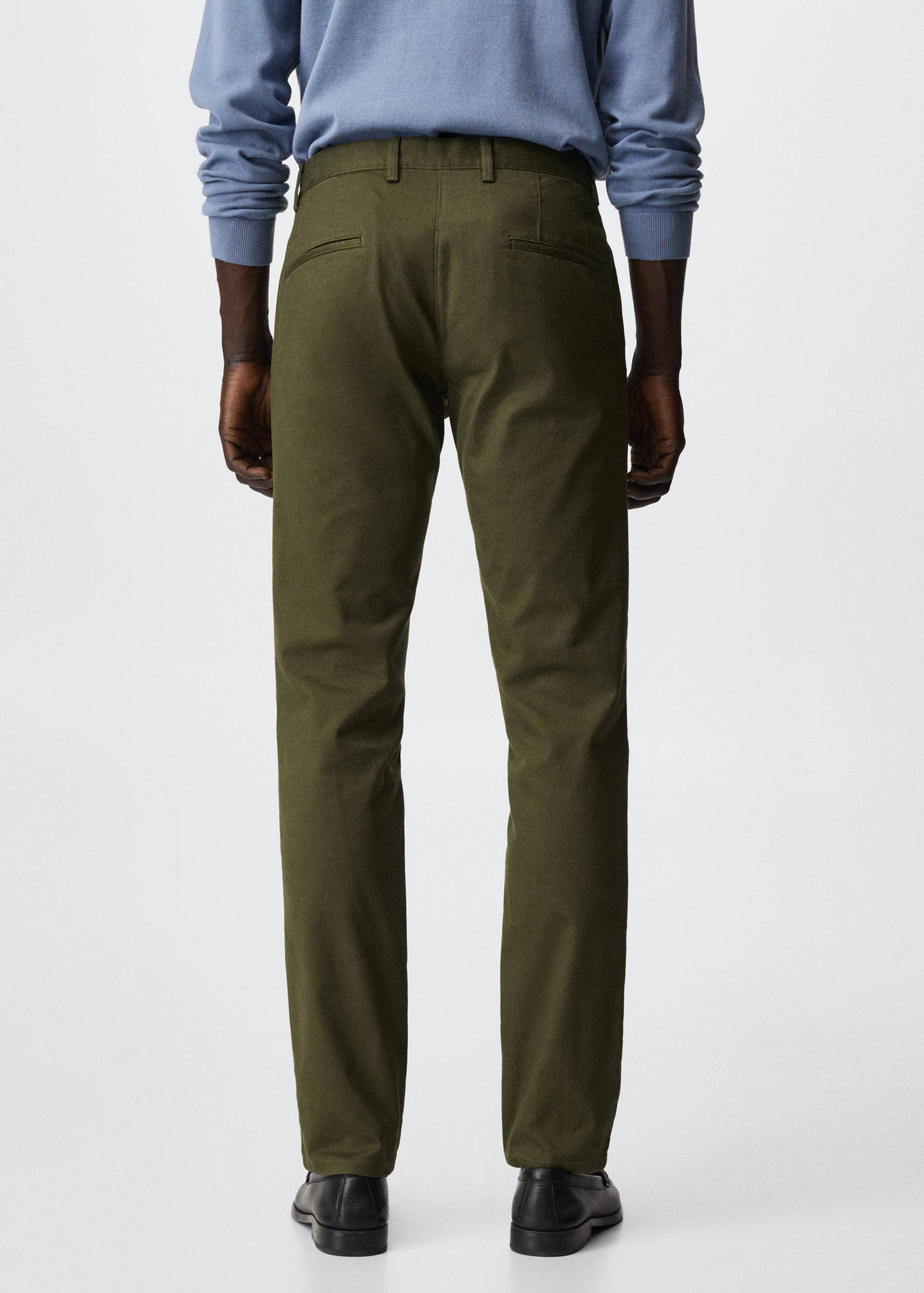 Pantalons xinesos slim fit sarja - Revers de l'article