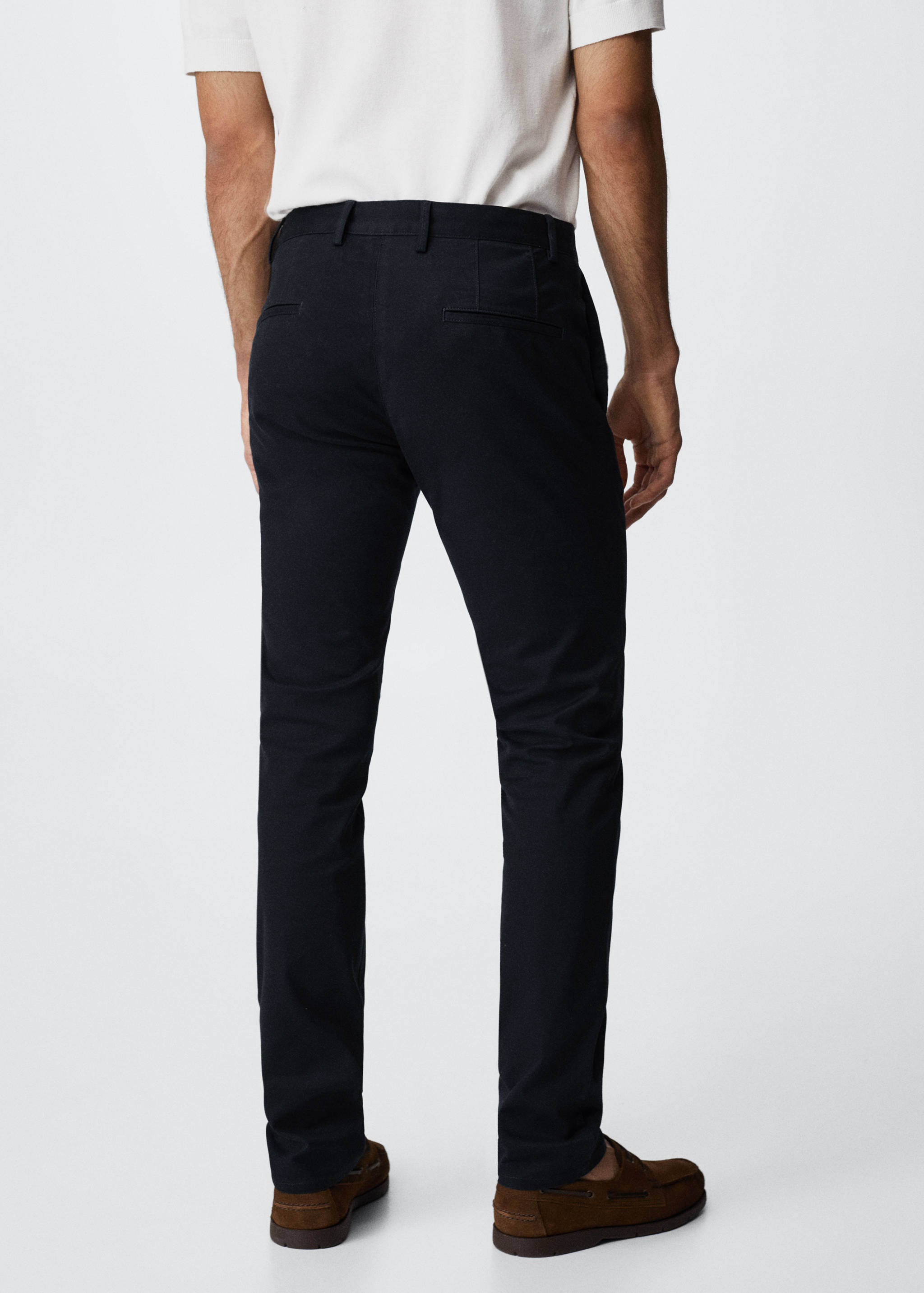 Pantalons xinesos slim fit sarja - Revers de l'article