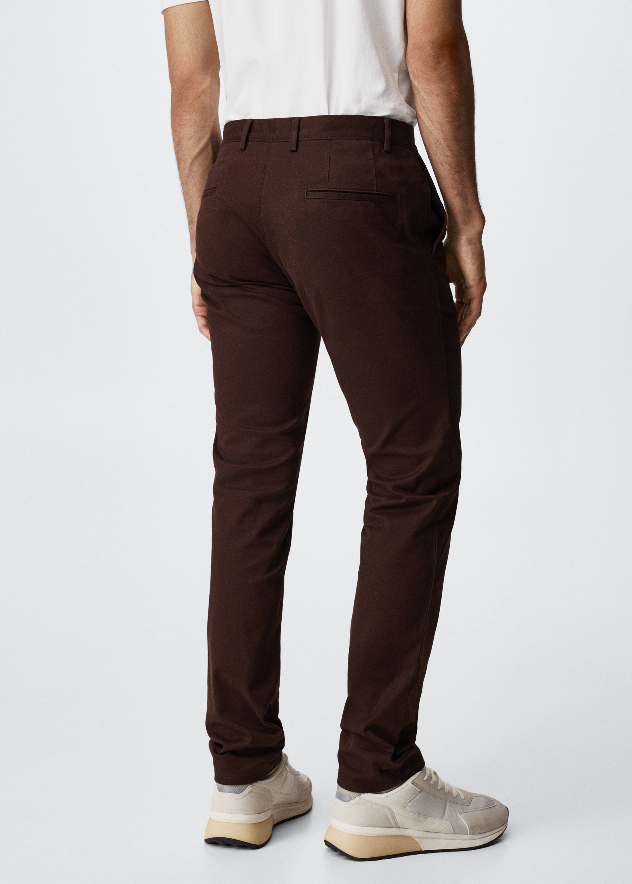 Pantalons xinesos slim fit sarja - Revers de l'article