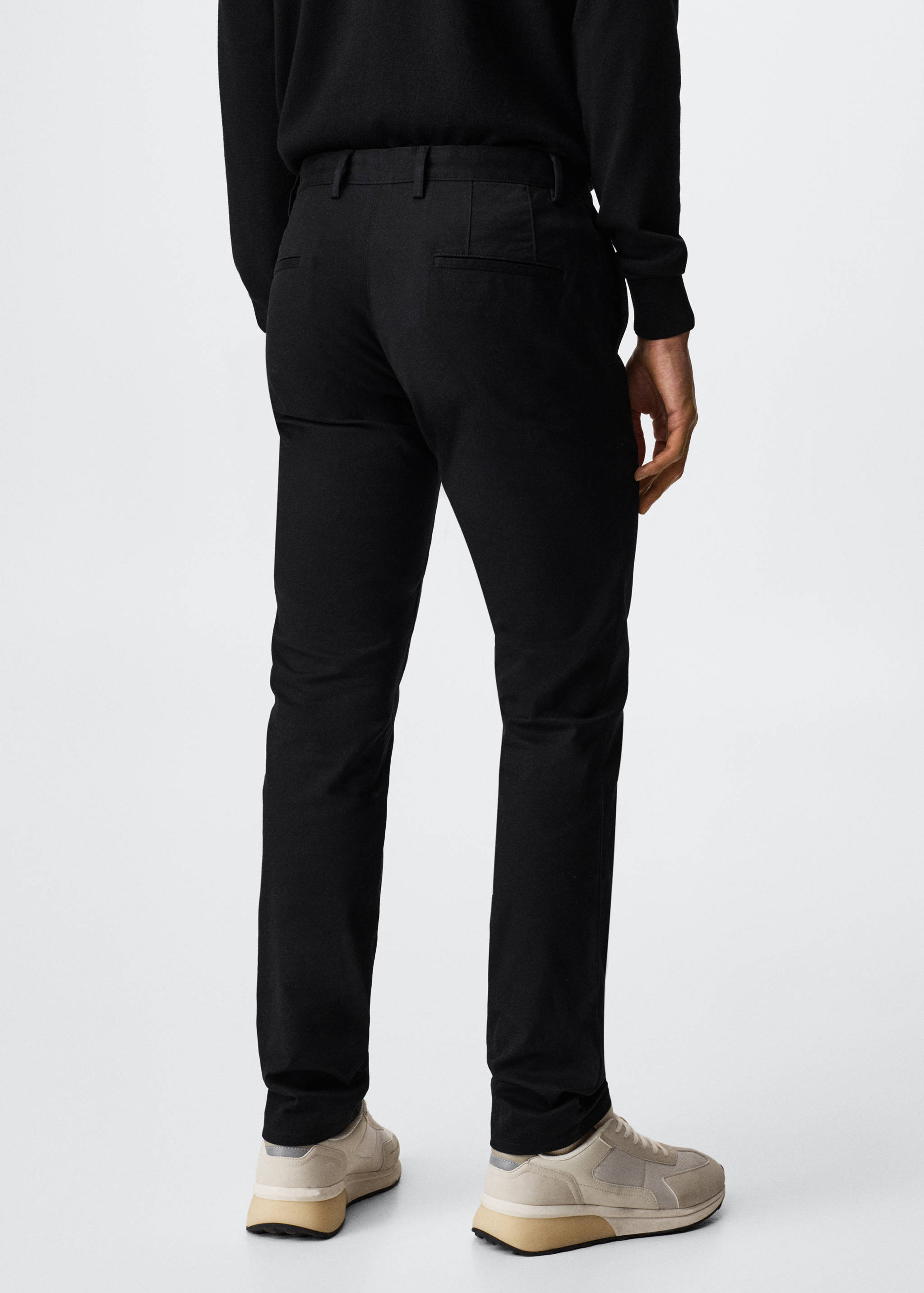 Pantalons xinesos slim fit sarja - Revers de l'article
