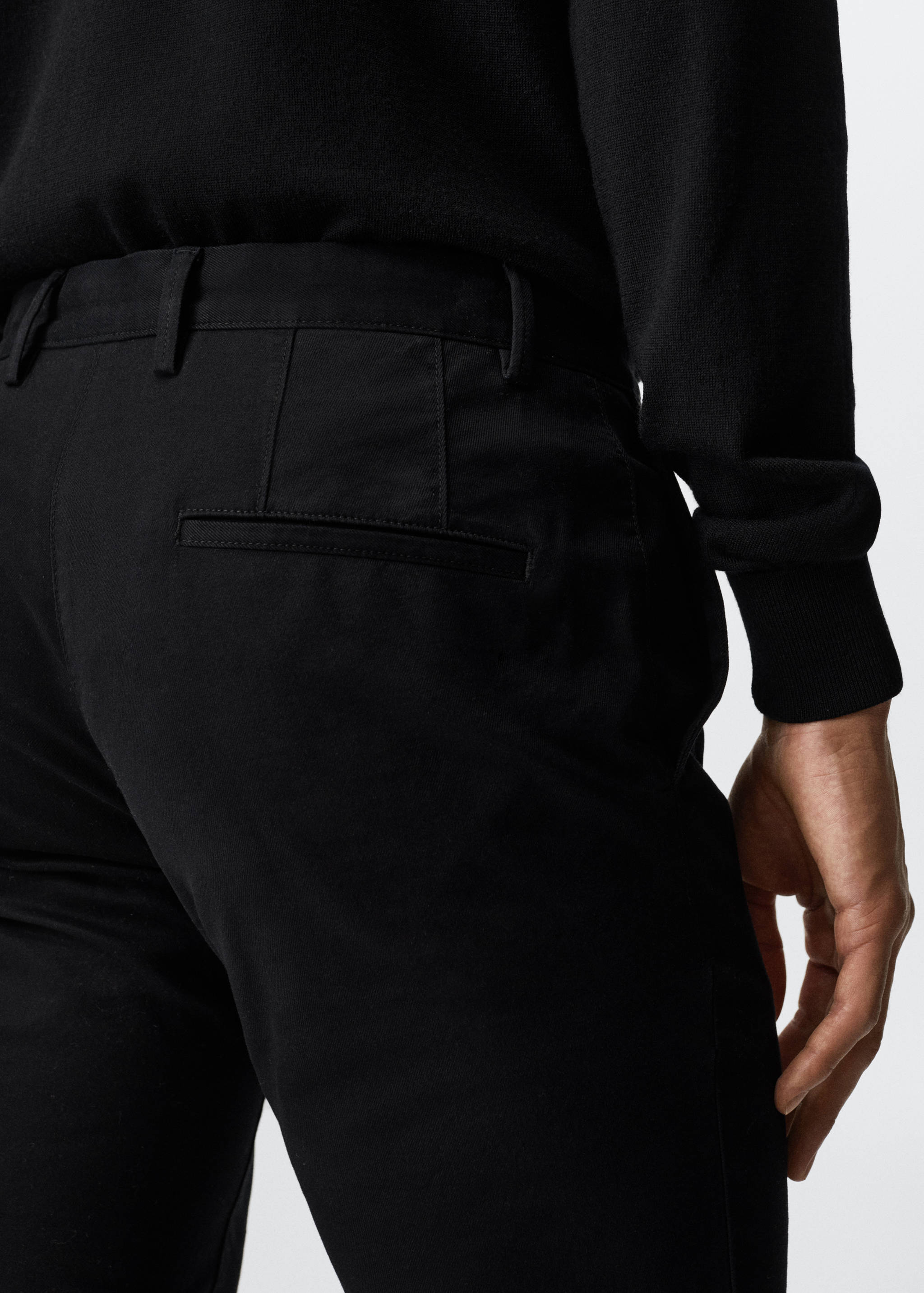 Pantalons xinesos slim fit sarja - Detall de l'article 3