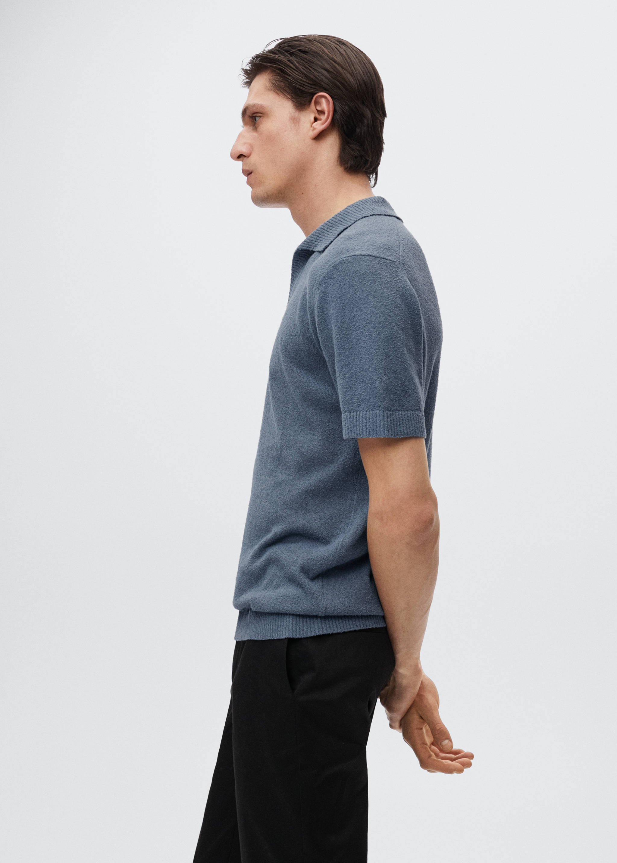 Polo punto algodón textura - Detalle del artículo 2