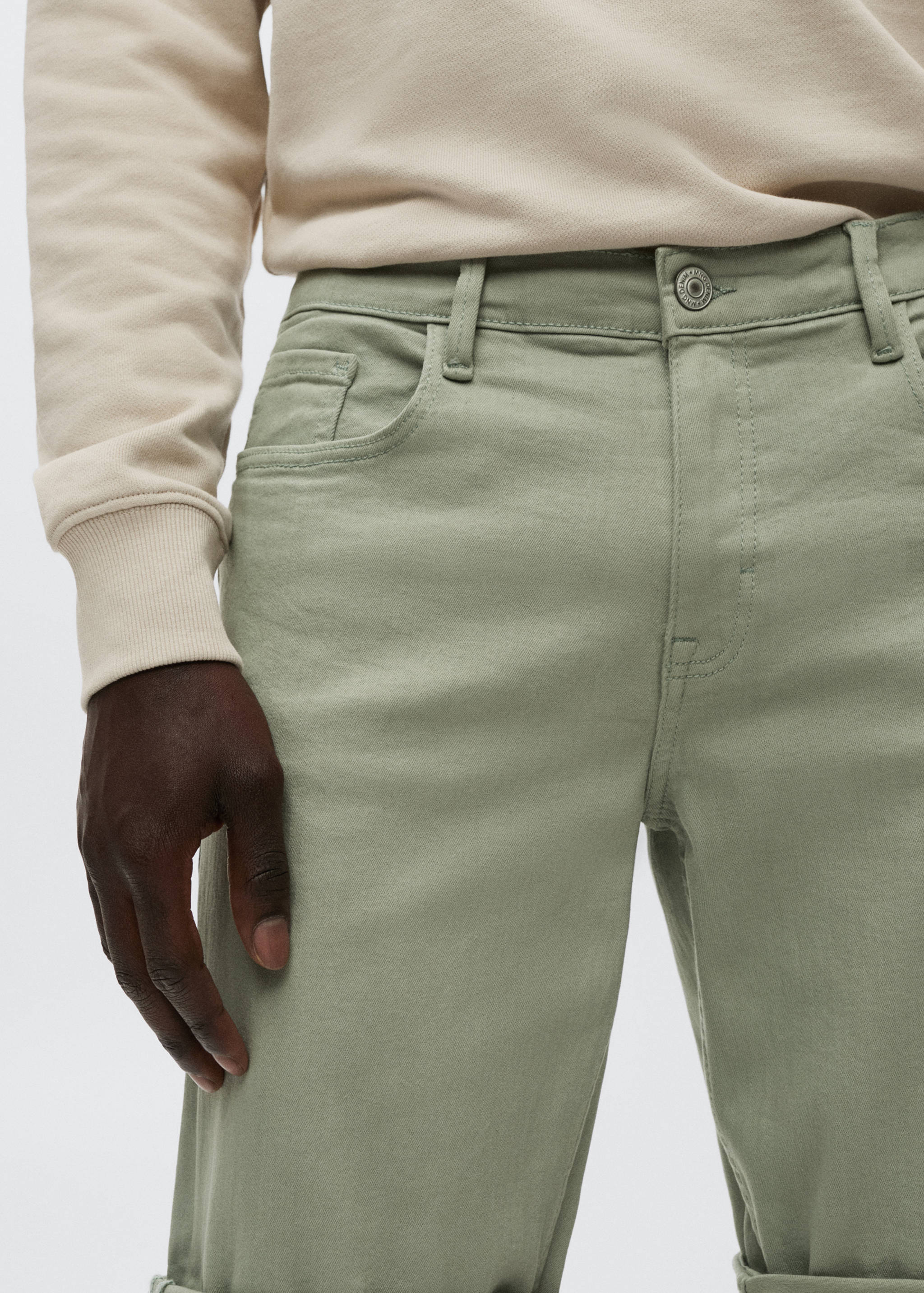 Bermuda en jean coton stretch - Détail de l'article 1