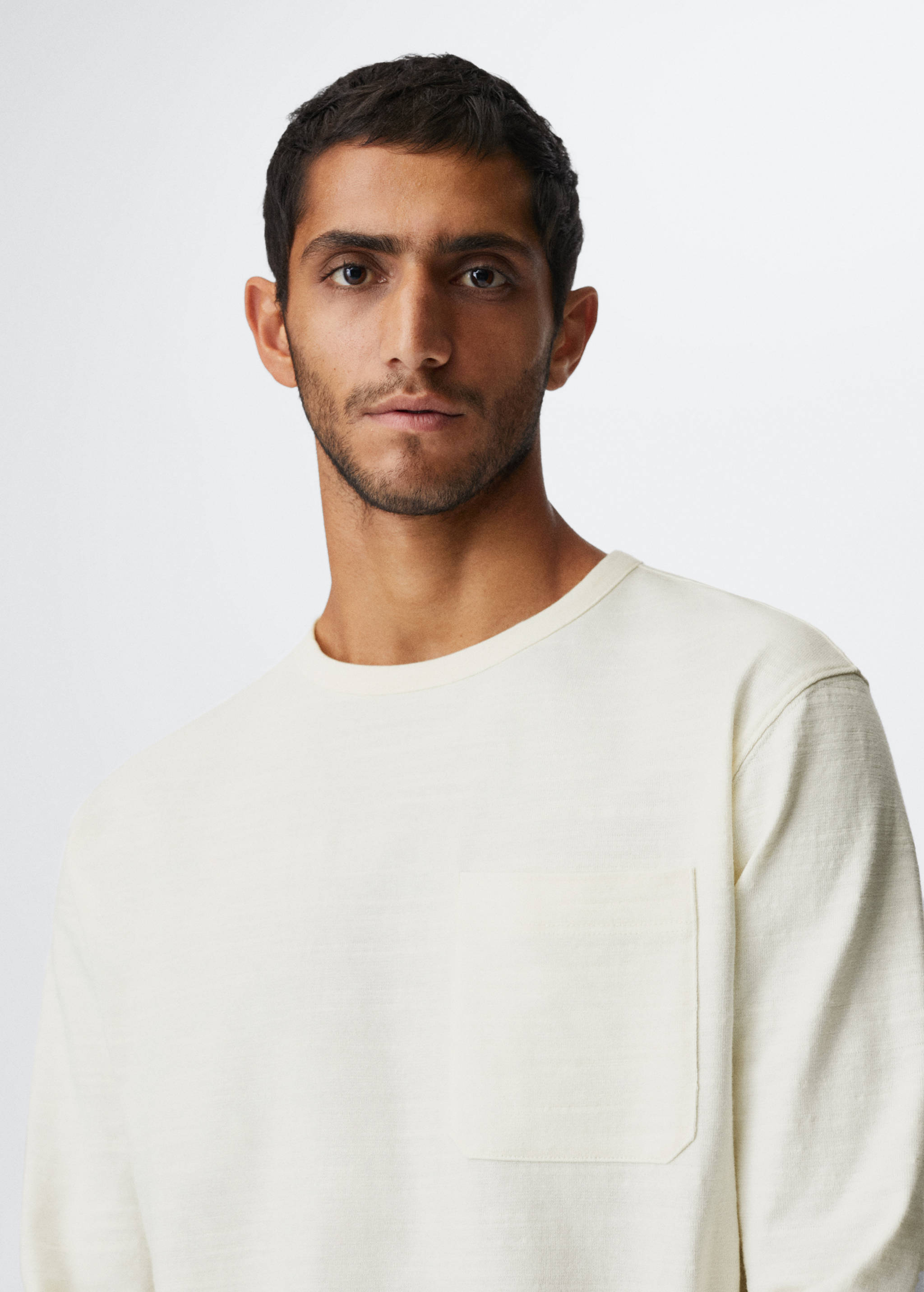 Sudadera algodón bolsillo - Detalle del artículo 1