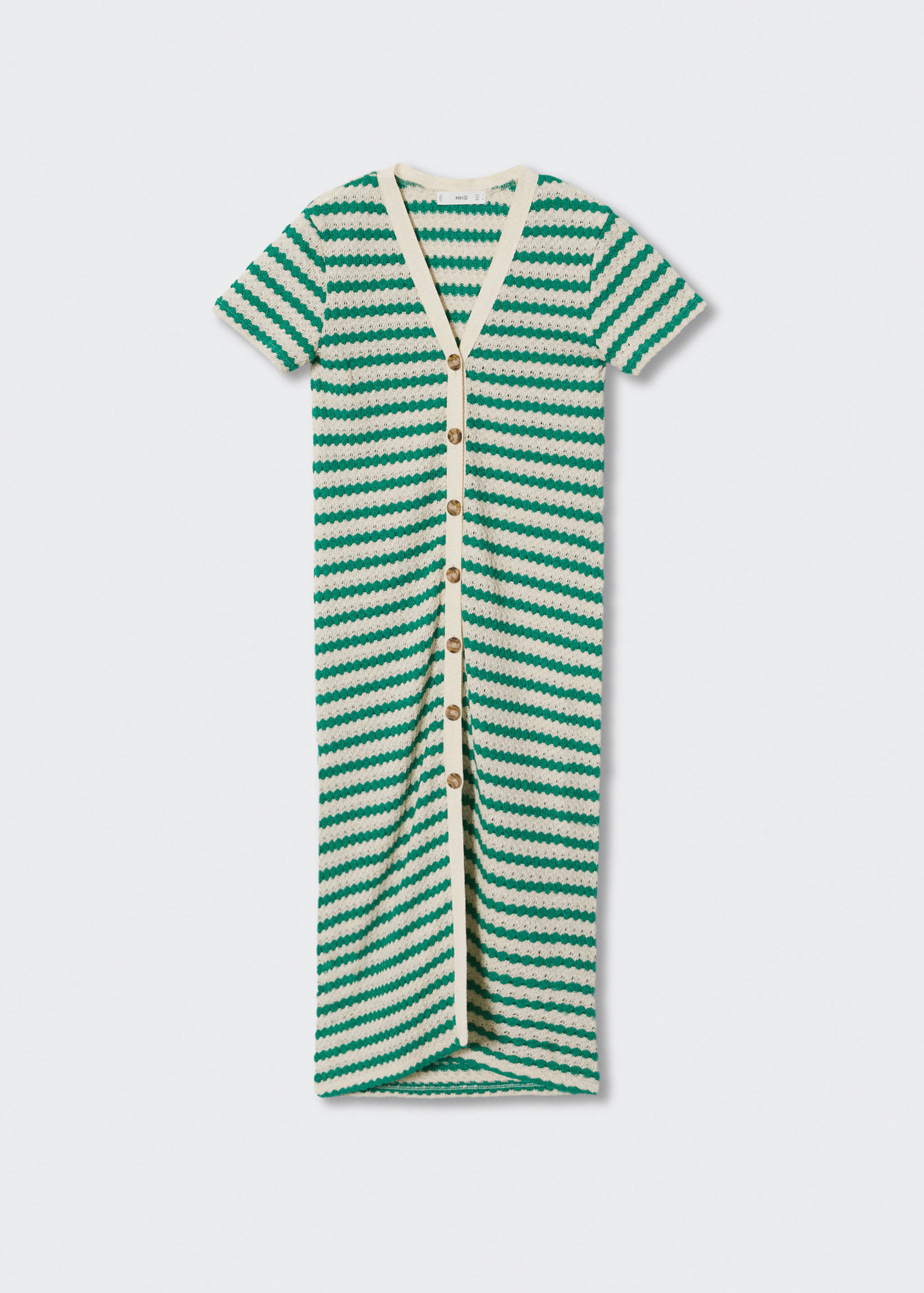 Striped jersey dress - Article without model