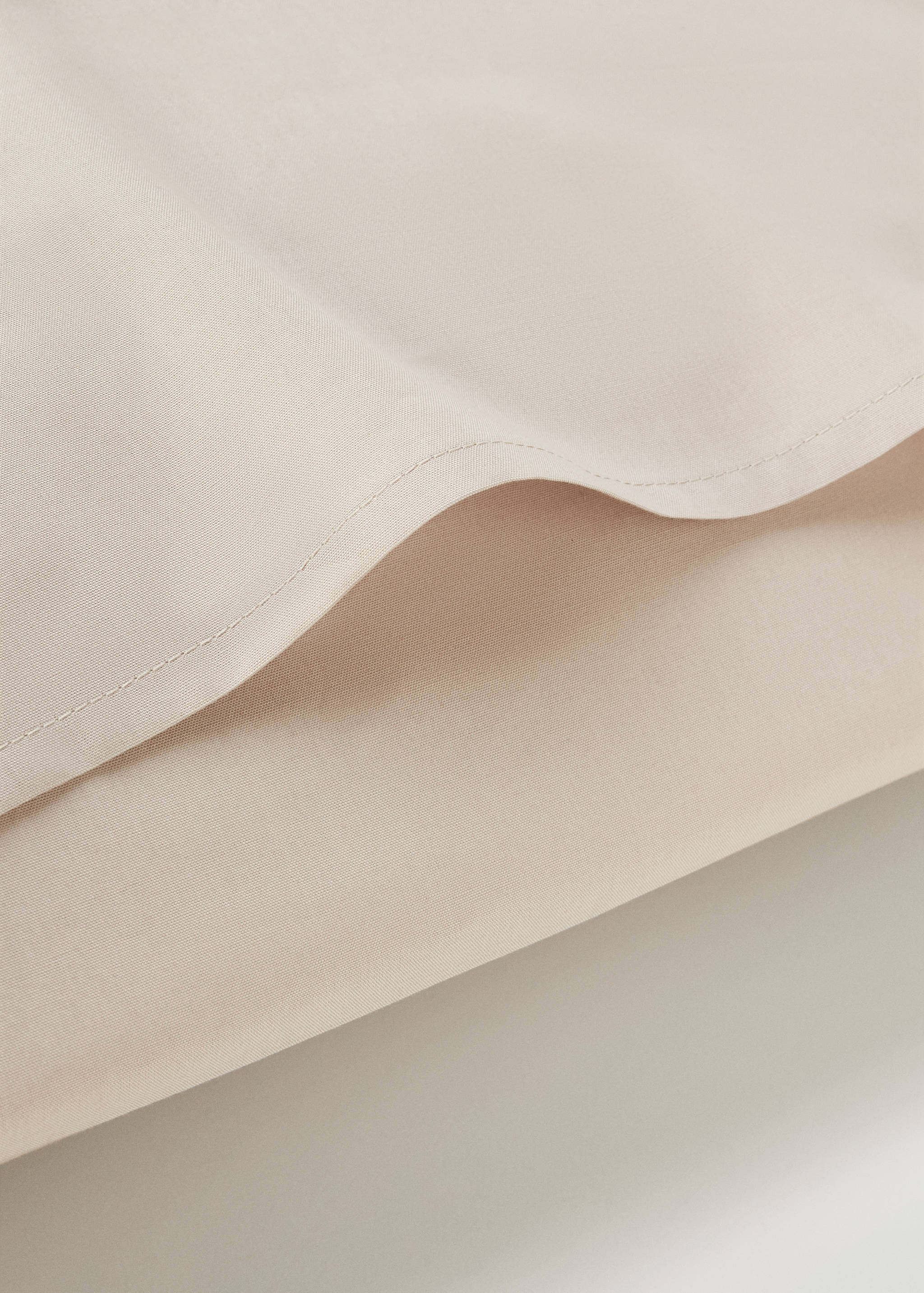 Percale cotton 180 threads cushion case 60X60cm - Details of the article 2