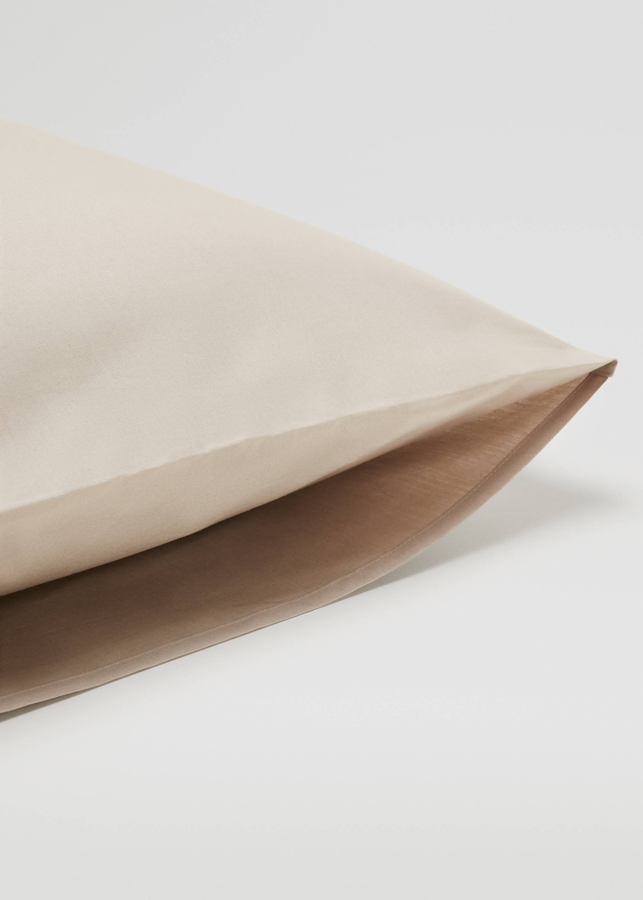 Percale cotton 180 threads cushion case 60X60cm - Details of the article 3