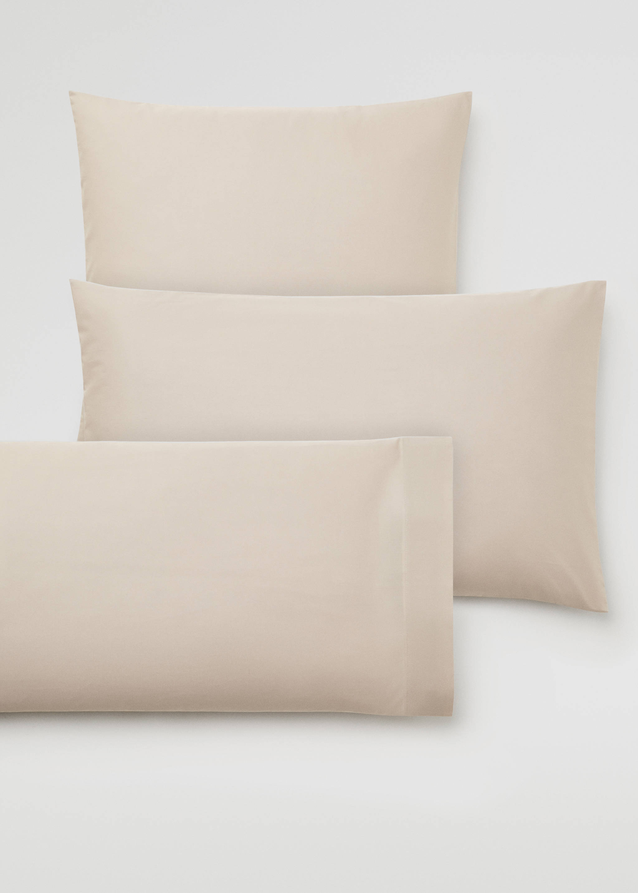 Percale cotton 180 threads cushion case 60X60cm - Details of the article 5