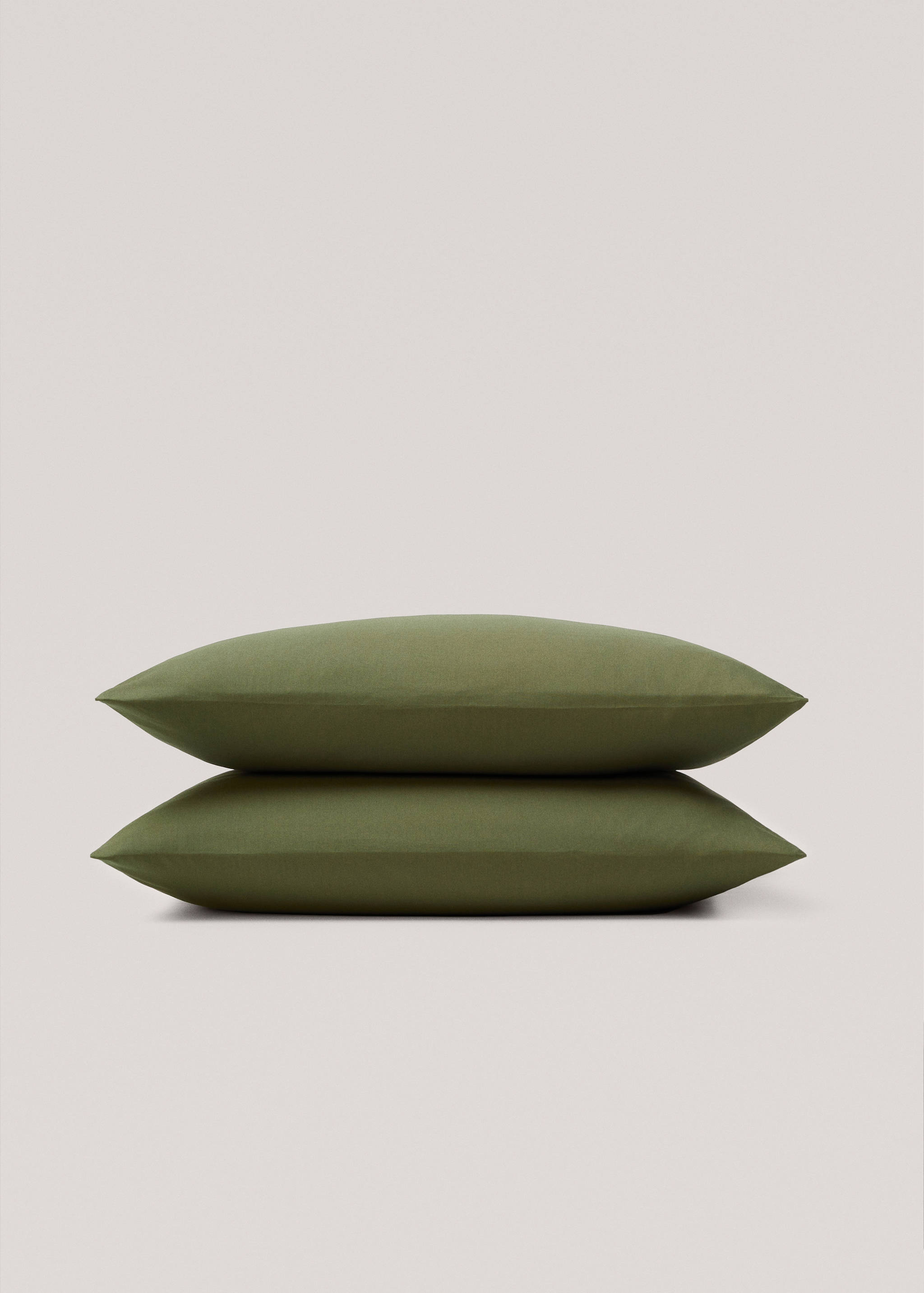 Percale cotton 180 threads cushion case 60X60cm - Details of the article 1