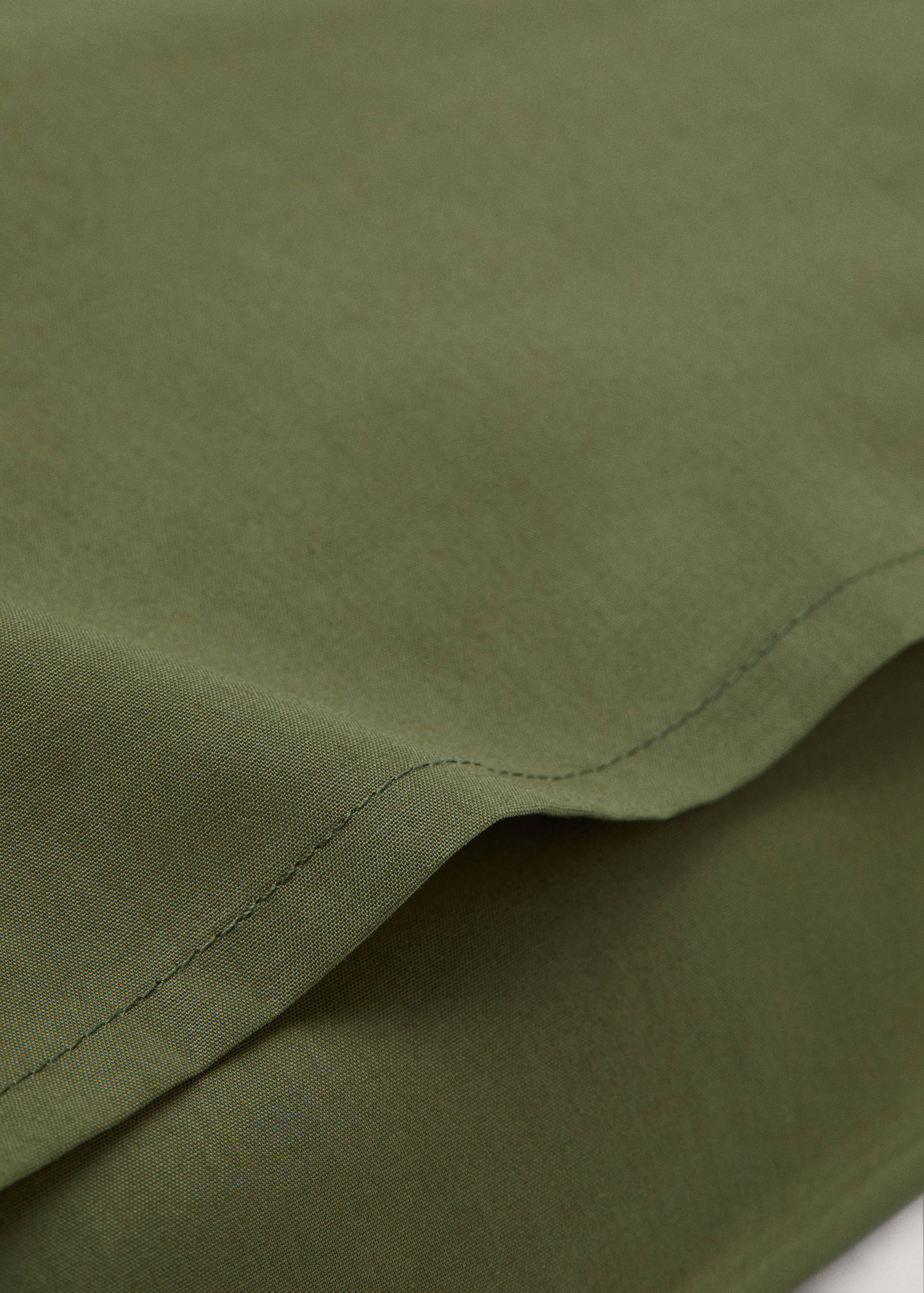 Percale cotton 180 threads cushion case 60X60cm - Details of the article 2