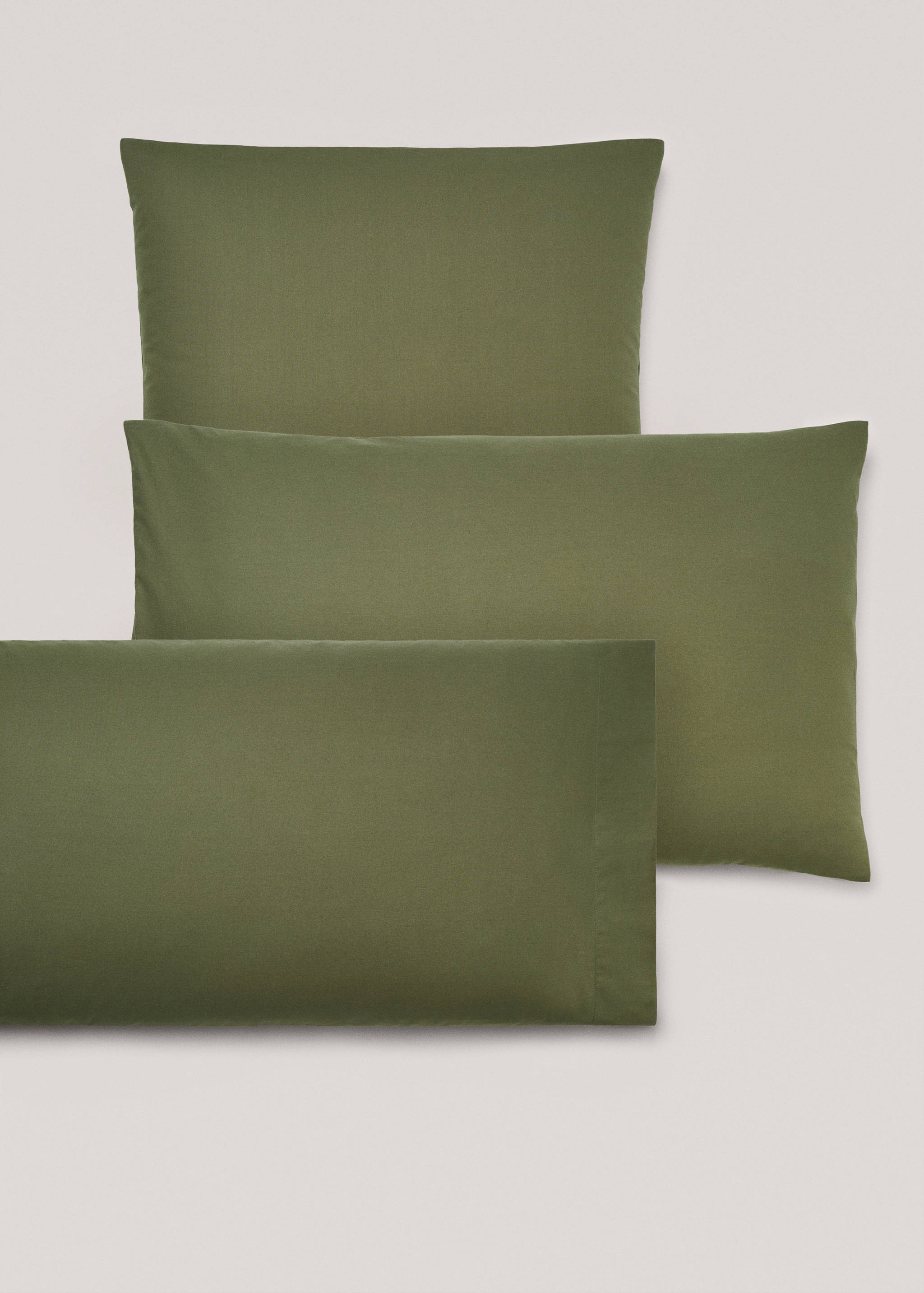 Percale cotton 180 threads cushion case 60X60cm - Details of the article 4