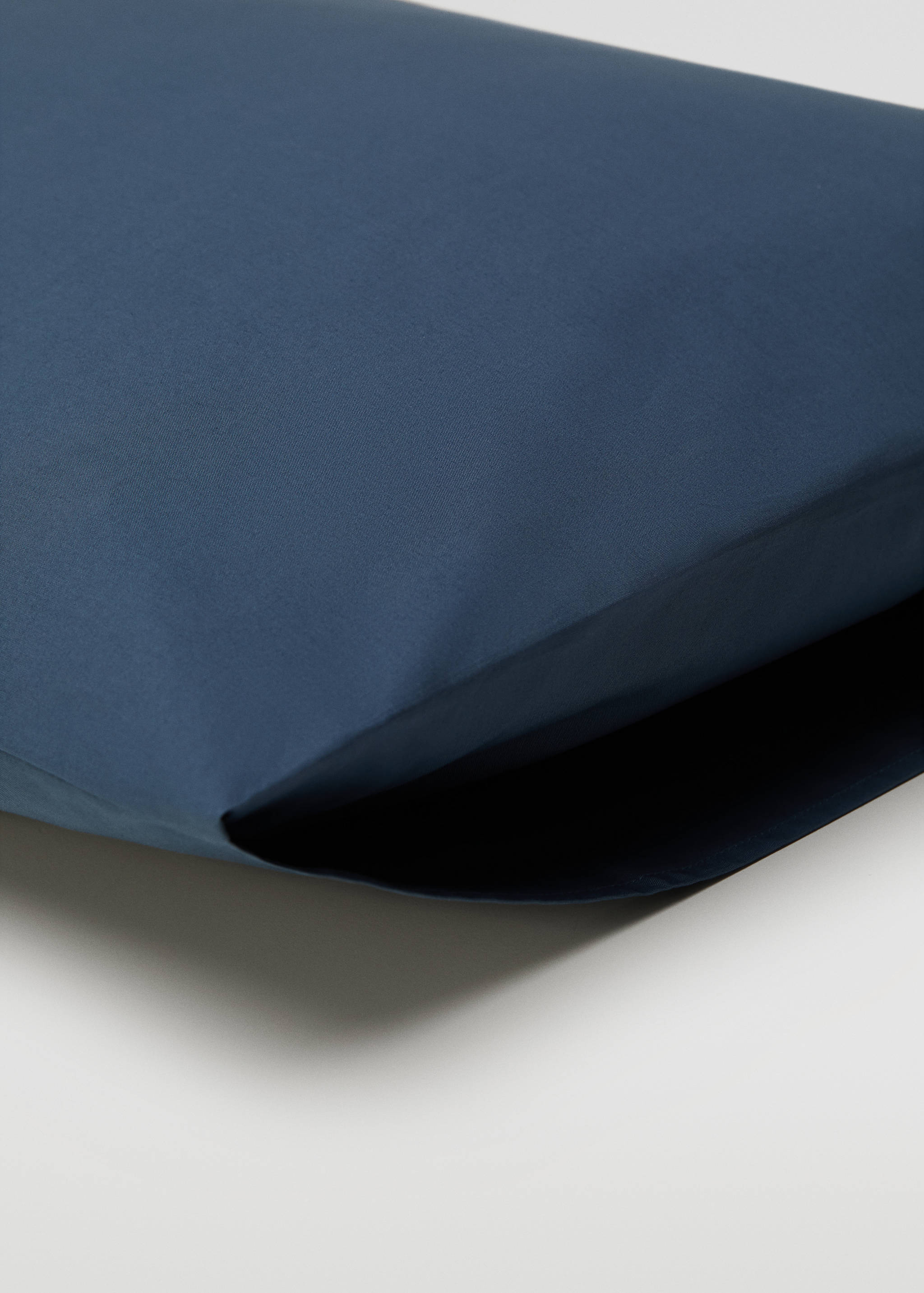 Percale cotton 180 threads cushion case 60X60cm - Details of the article 2