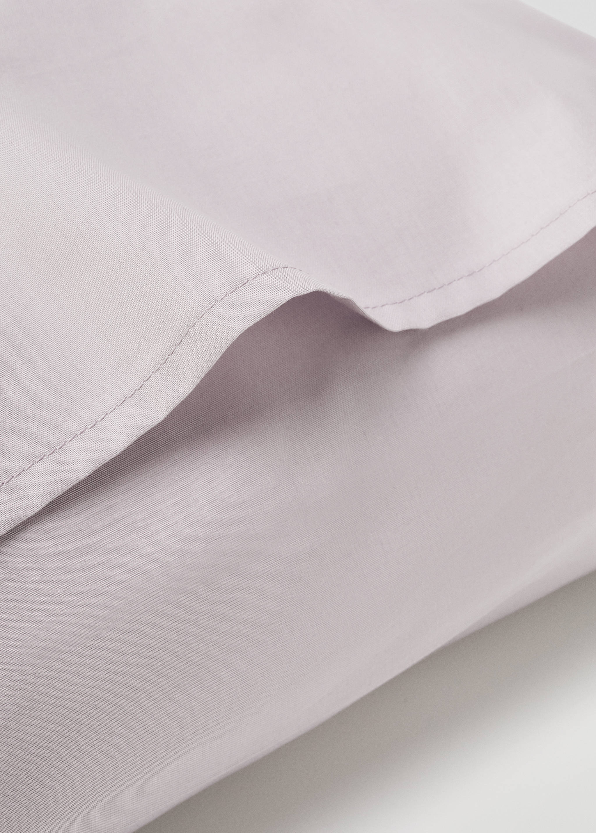Percale cotton 180 threads cushion case 60X60cm - Details of the article 2