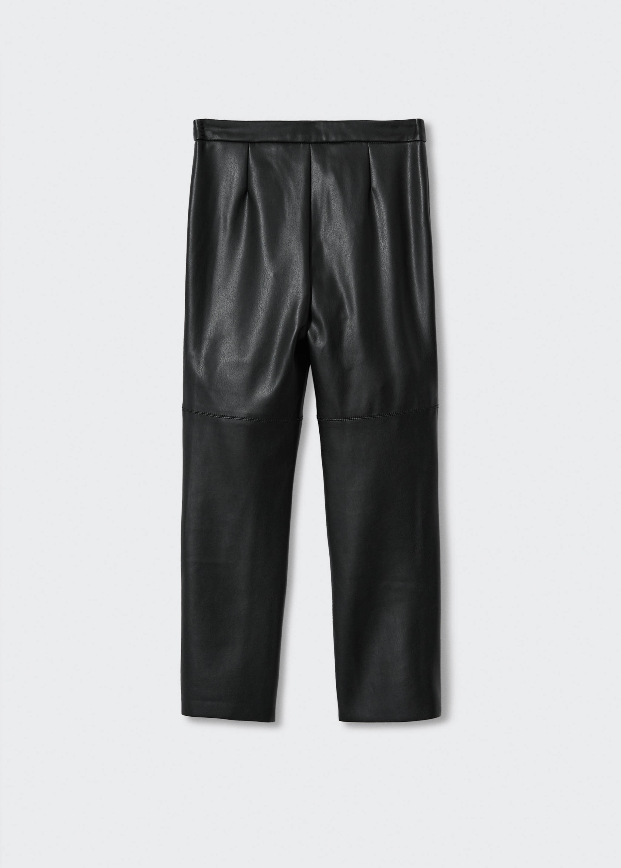 Pantaloni imitație de piele - Spatele articolului
