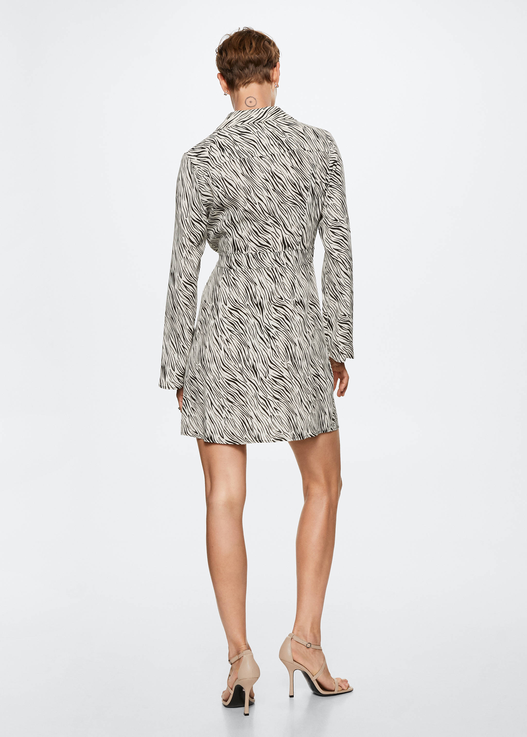 Vestit nit estampat animal - Revers de l'article