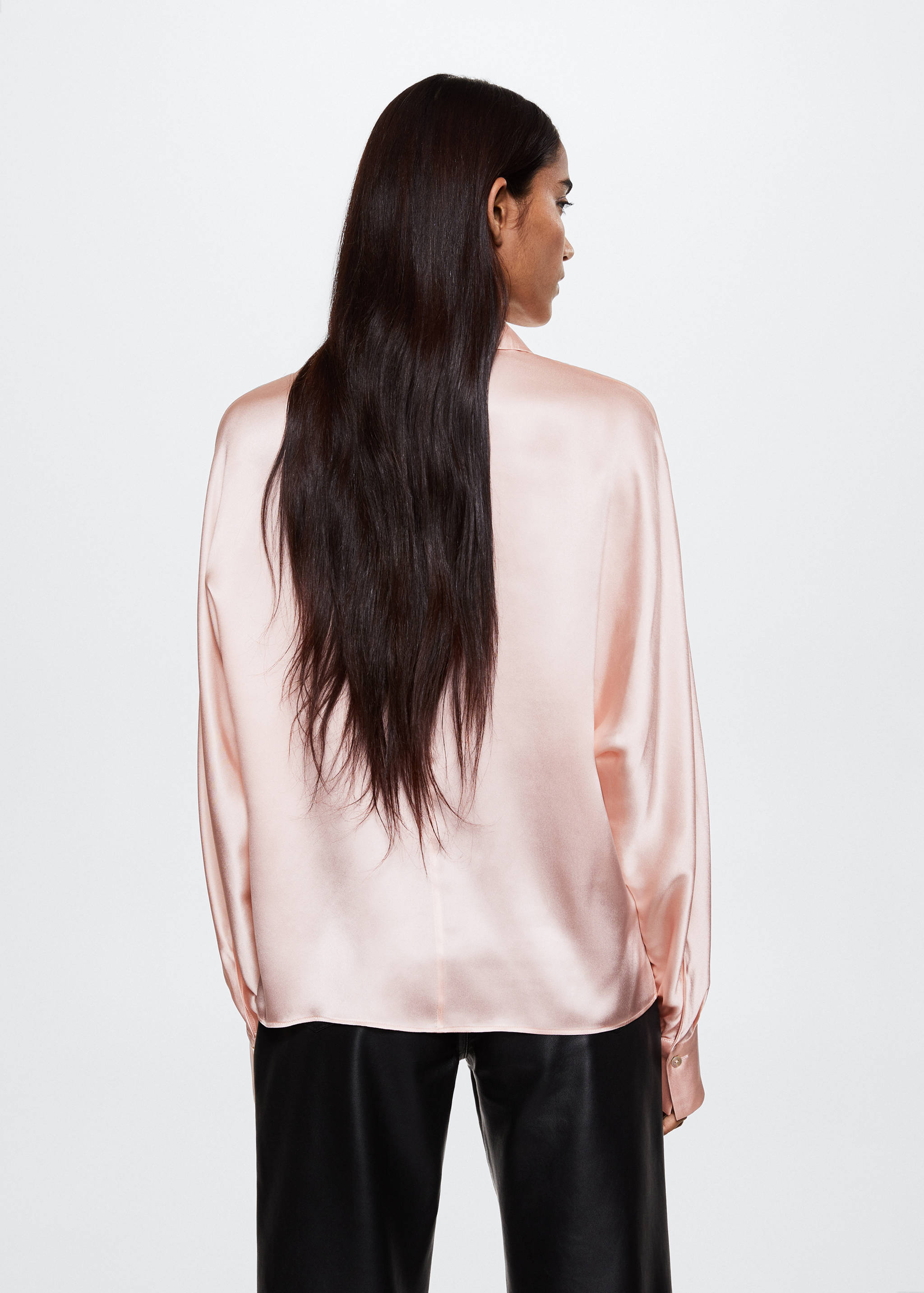 Camisa 100% seda - Reverso del artículo