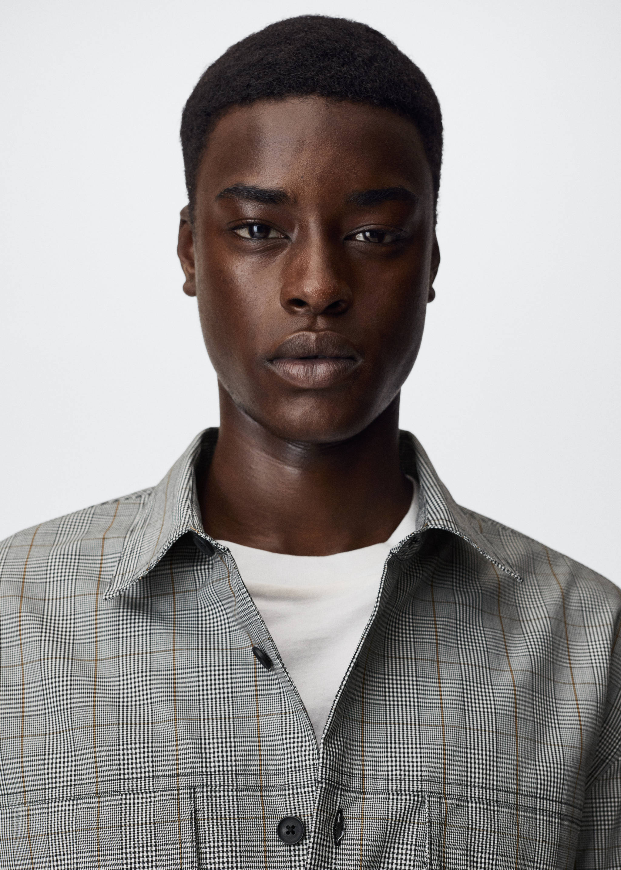 Πουκάμισο overshirt καρό τσέπες - Λεπτομέρεια του προϊόντος 1