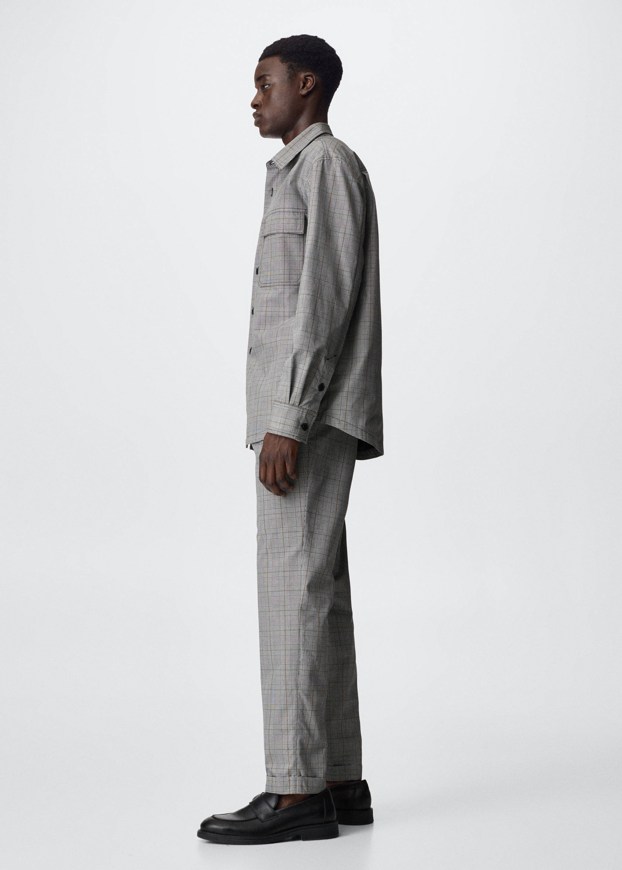 Πουκάμισο overshirt καρό τσέπες - Λεπτομέρεια του προϊόντος 2