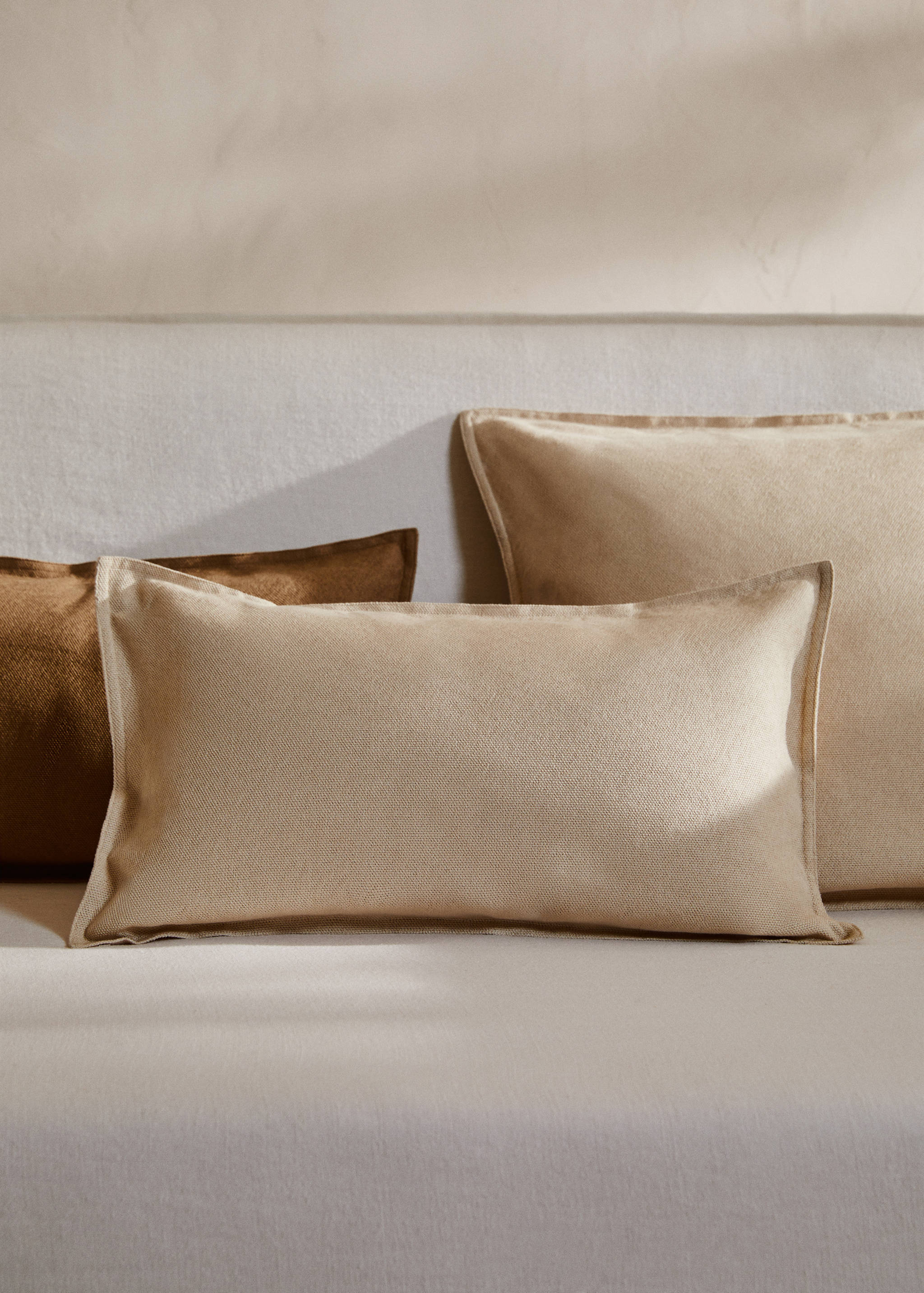 100% cotton cushion cover 30x50cm - General plane