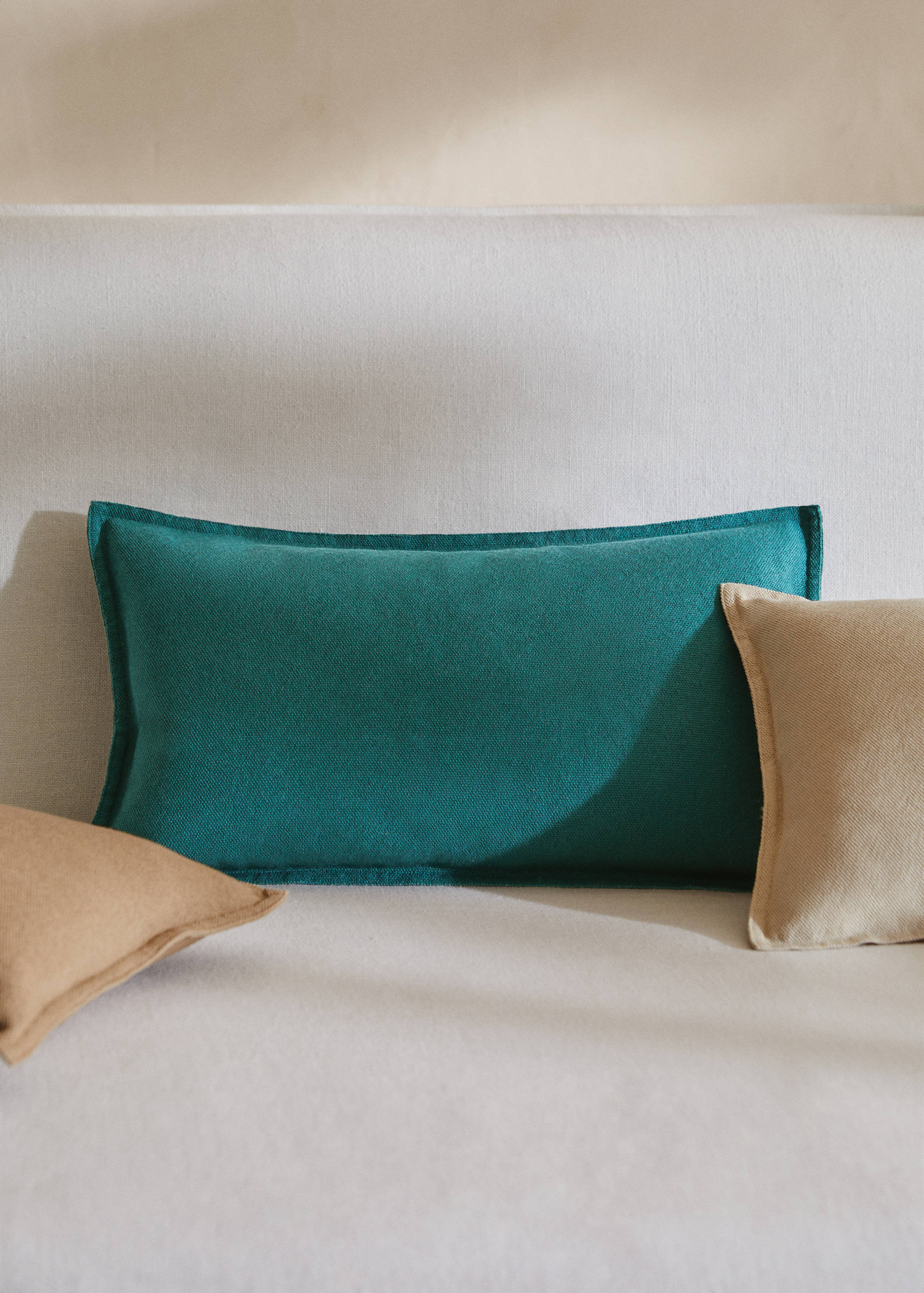 100% cotton cushion cover 30x50cm - General plane