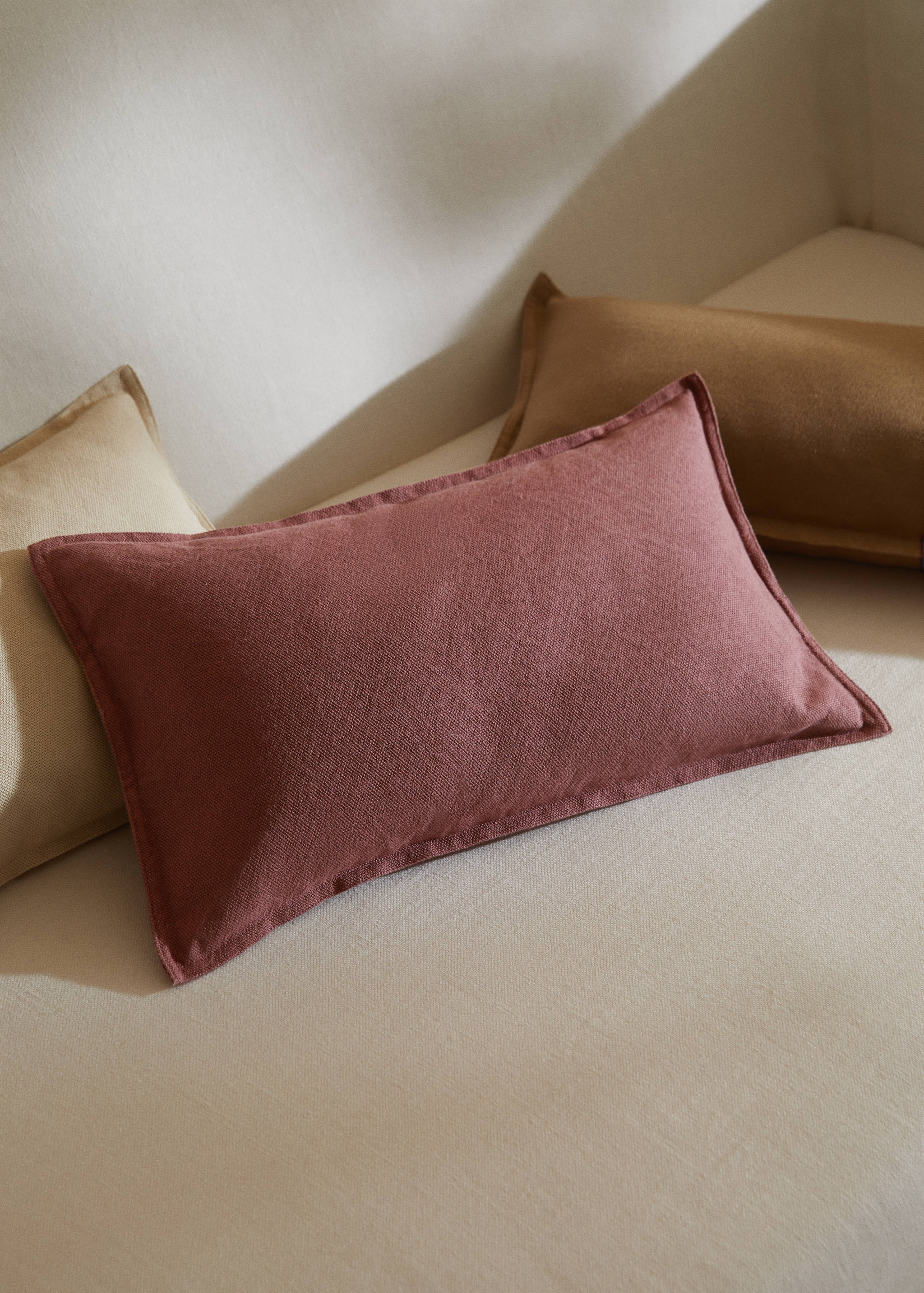 100% cotton cushion cover 30x50cm - General plane