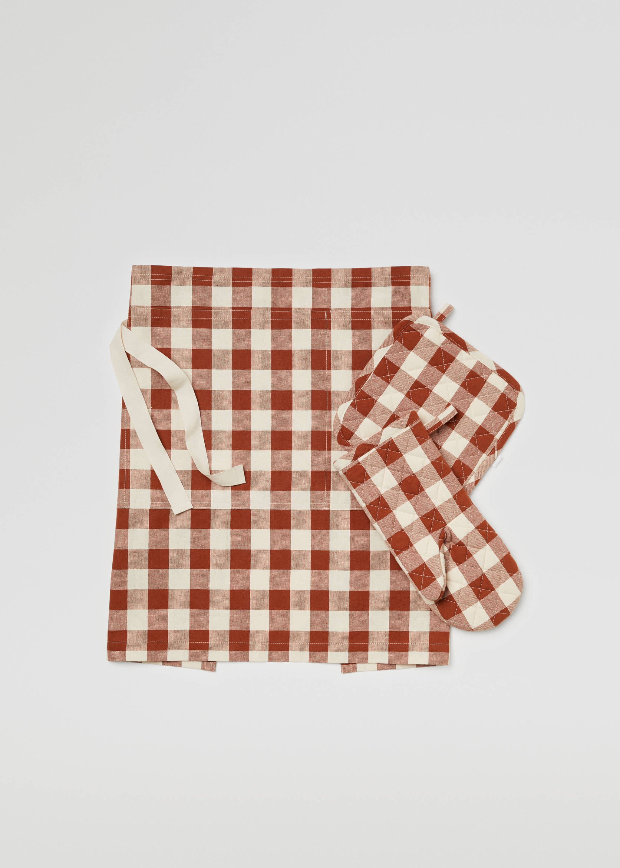 Gant de cuisine carreaux 100 % coton - Détail de l'article 4