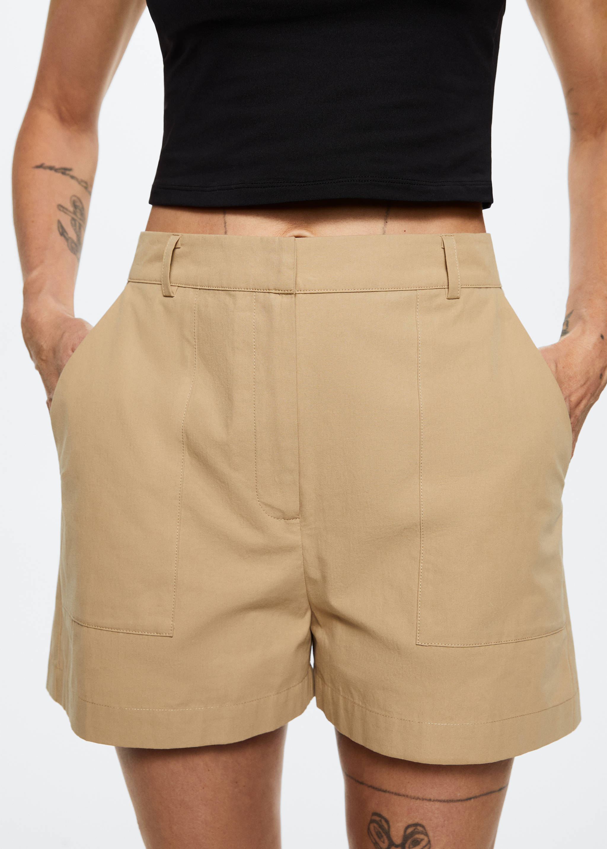 Shorts cotó butxaques - Detall de l'article 1