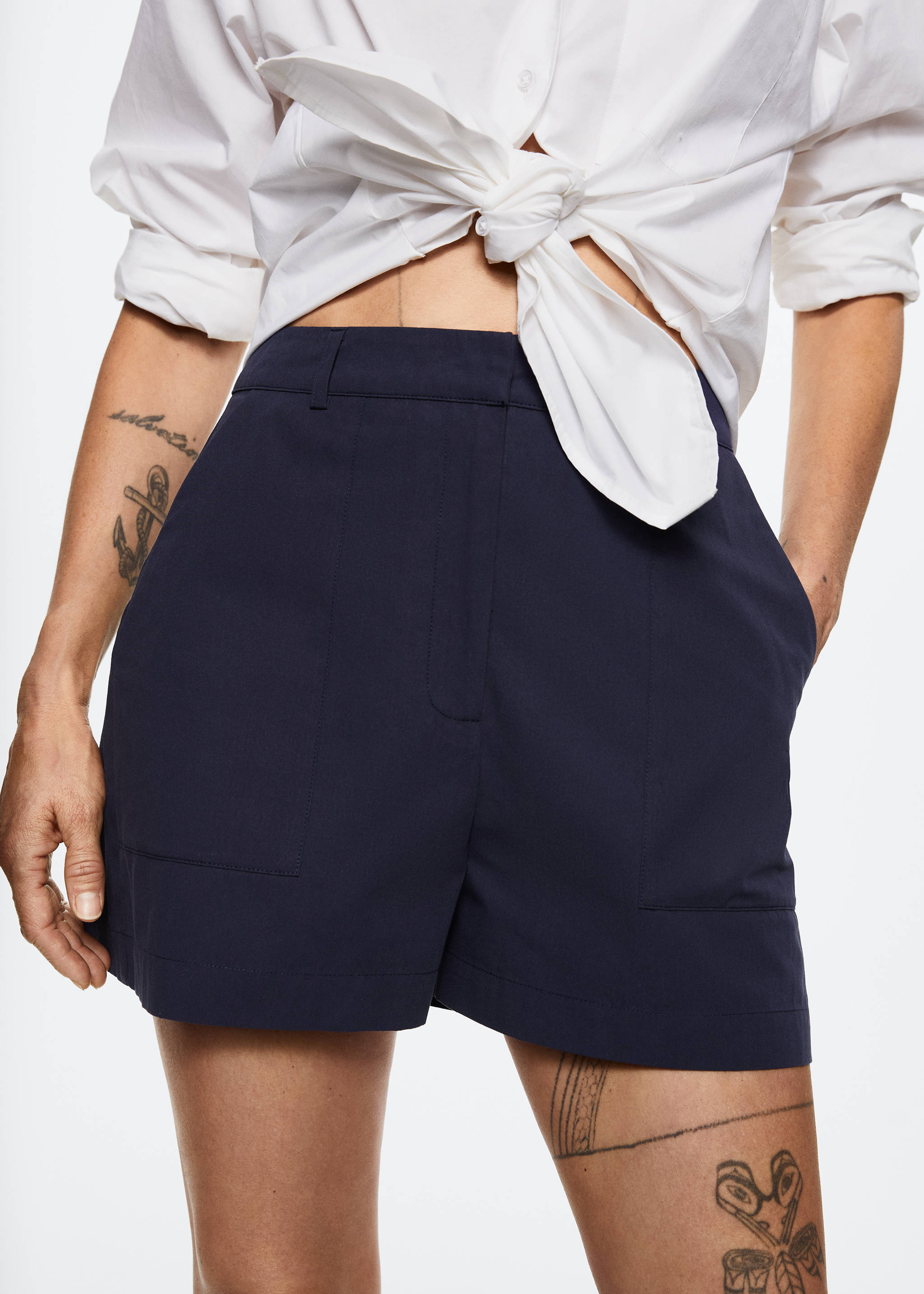 Shorts cotó butxaques - Detall de l'article 1
