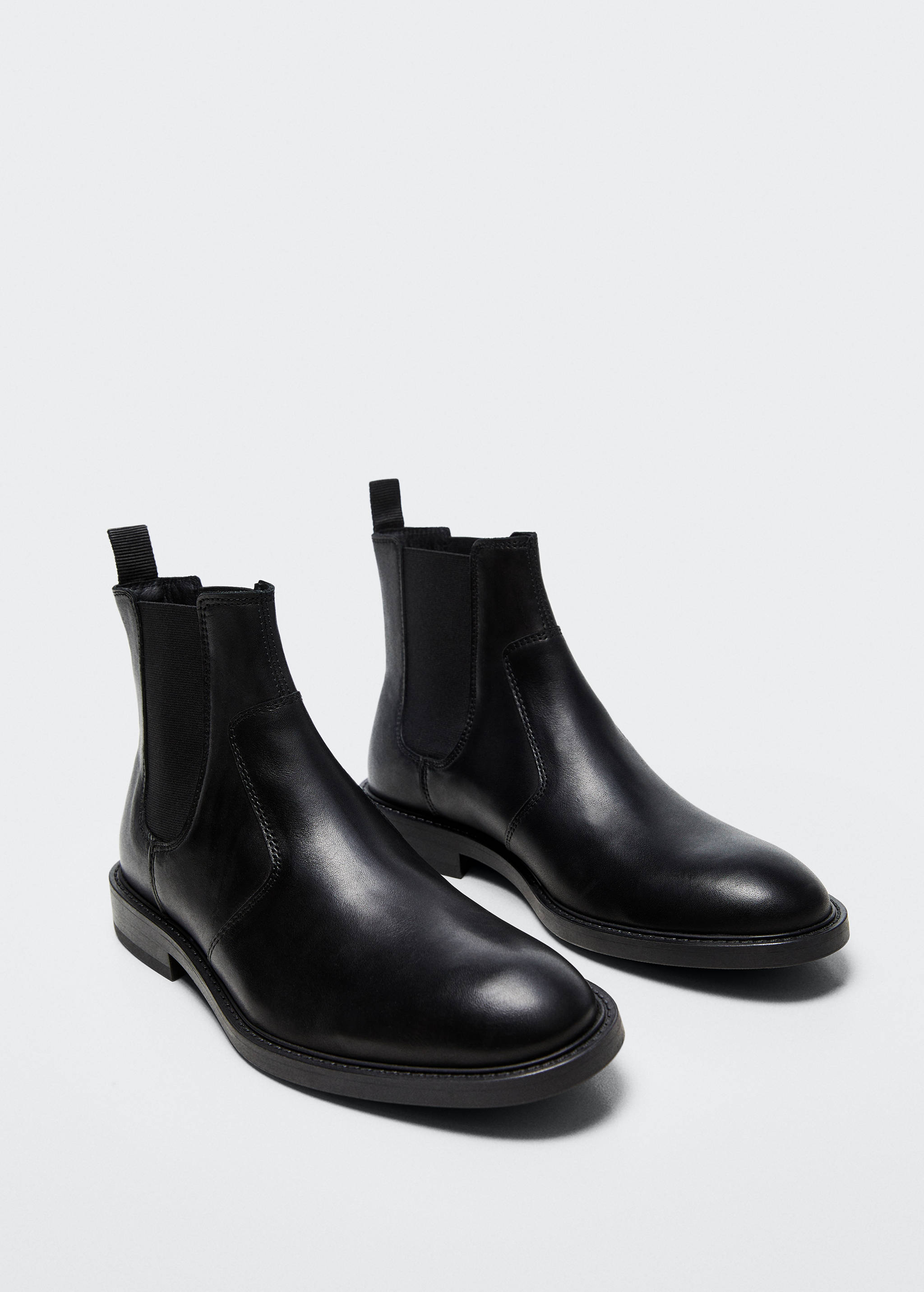Leather Chelsea ankle boots - Medium plane