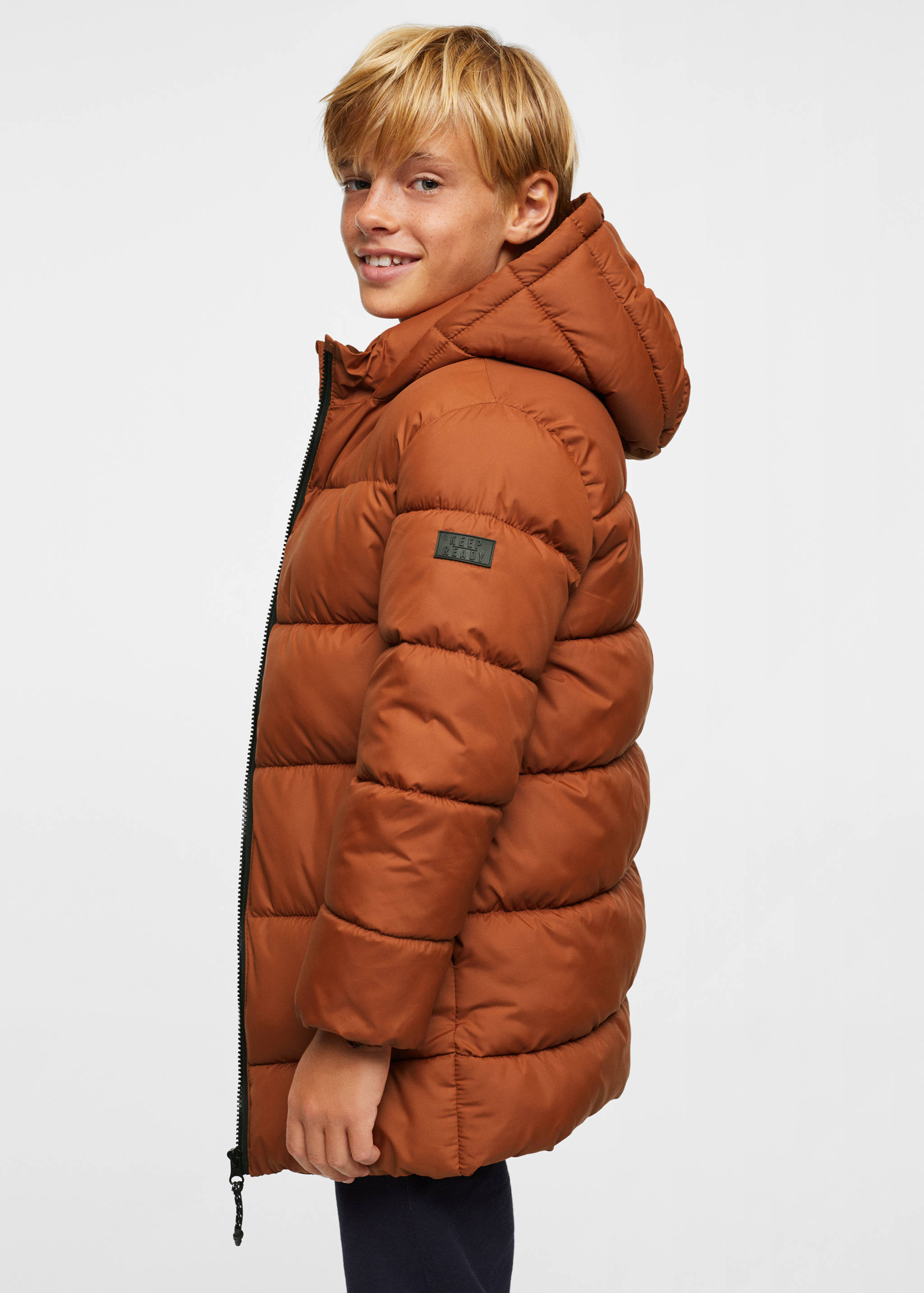 Quilted long coat - Details of the article 2