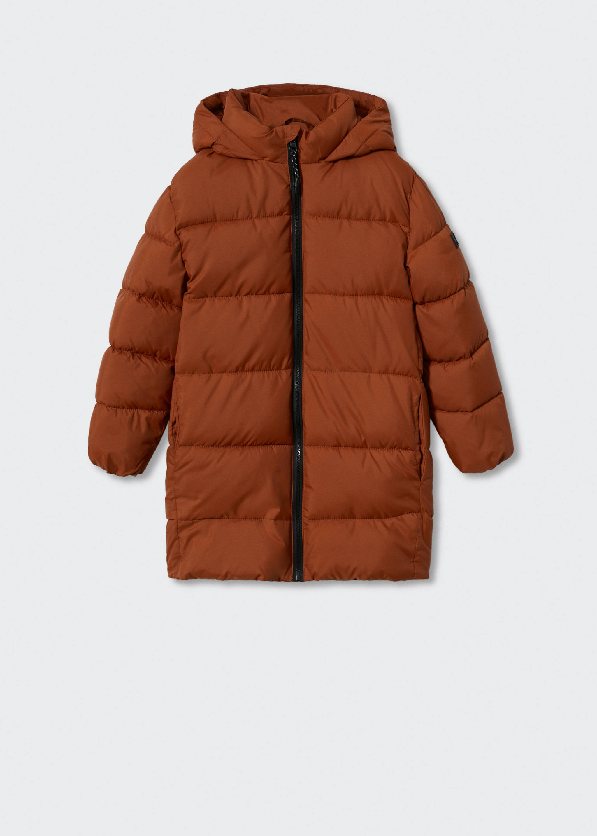 Quilted long coat - Article without model