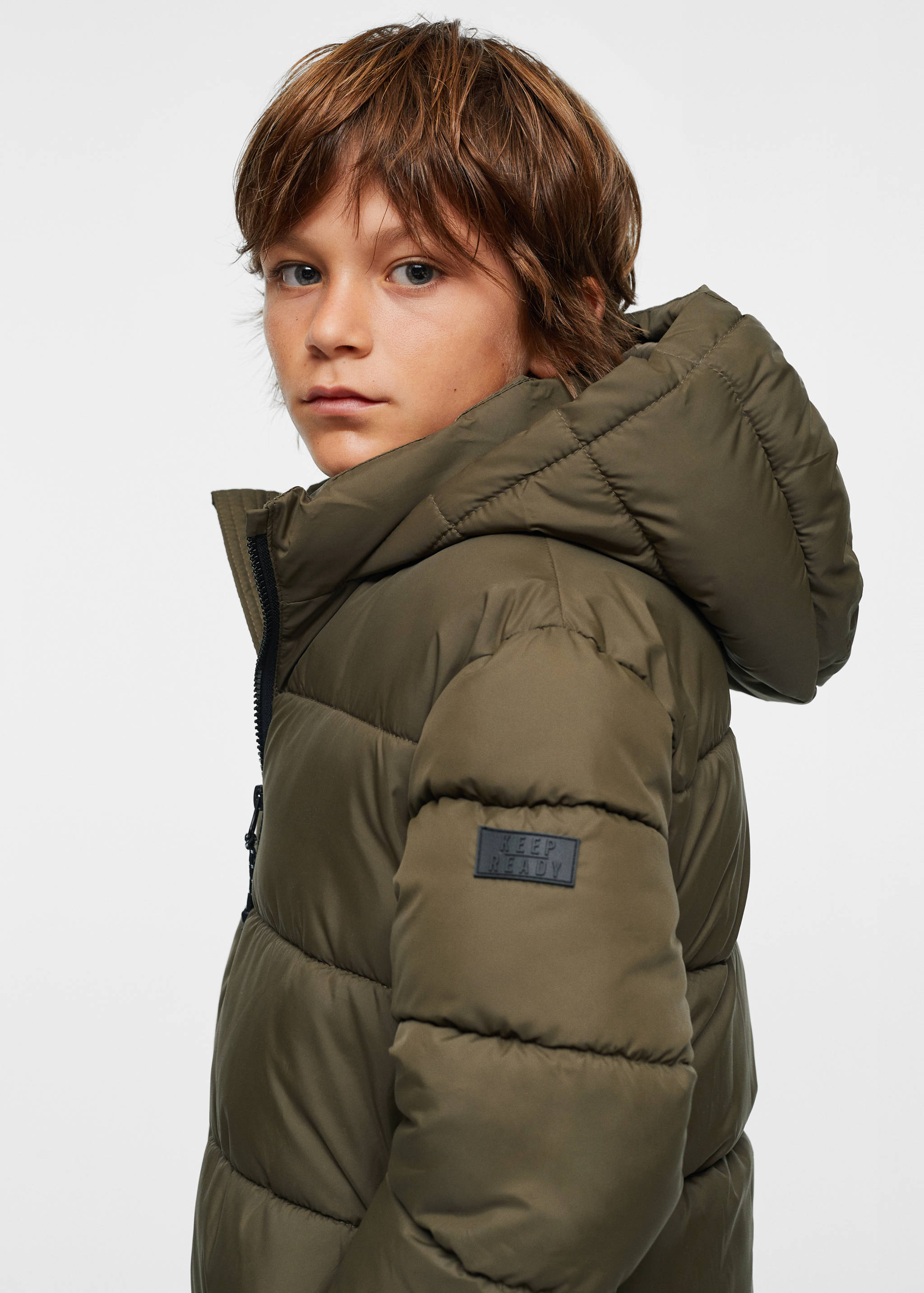 Quilted long coat - Details of the article 1