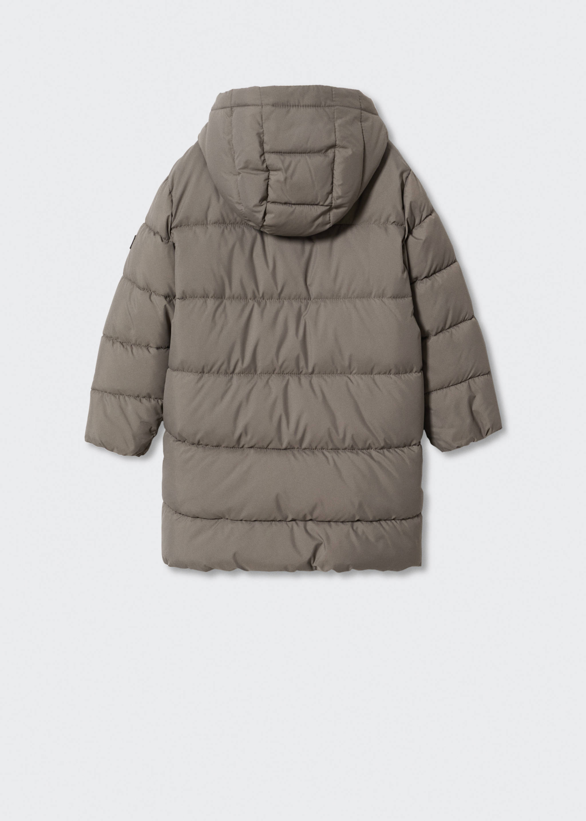 Quilted long coat - Reverse of the article