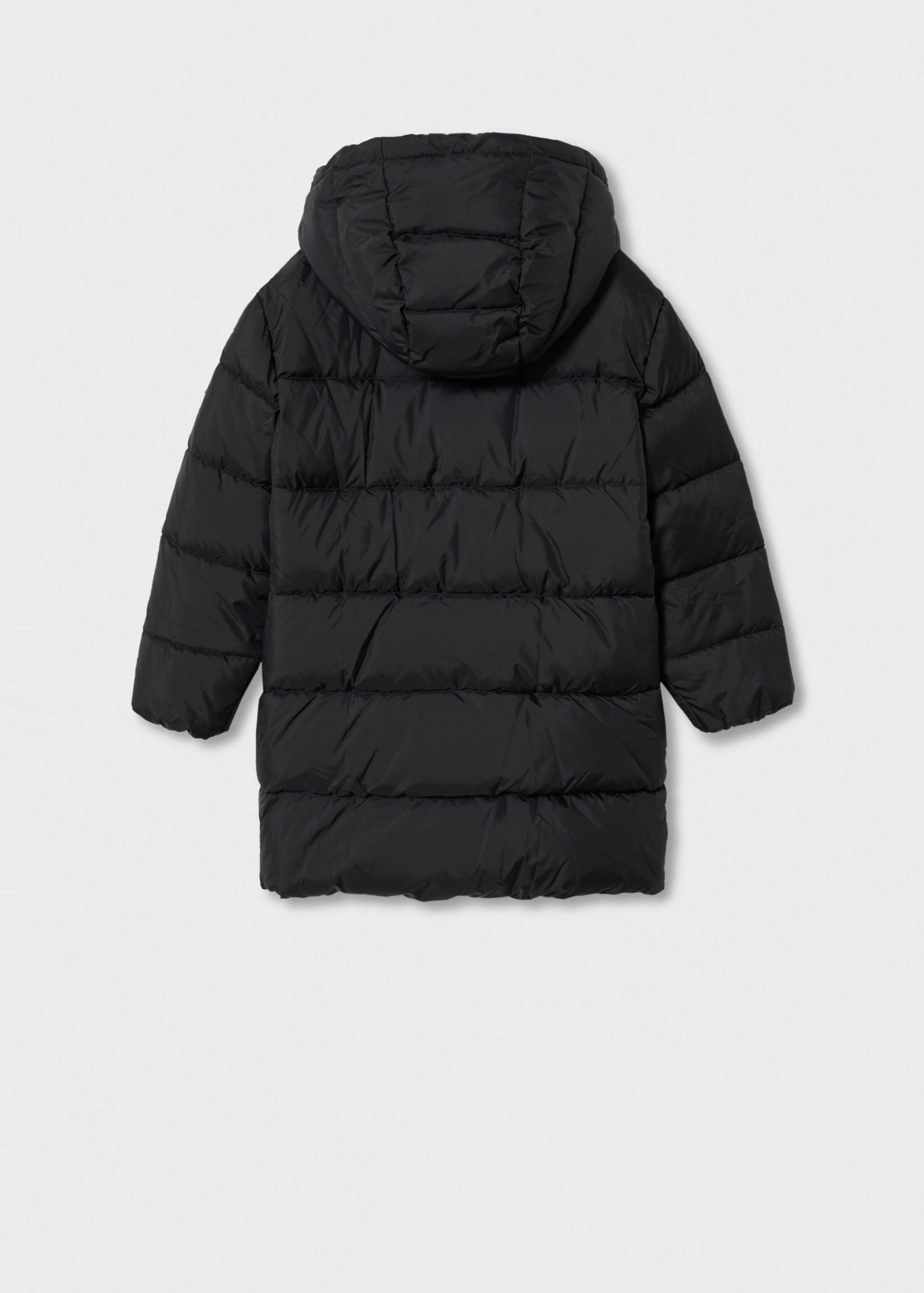 Quilted long coat - Reverse of the article